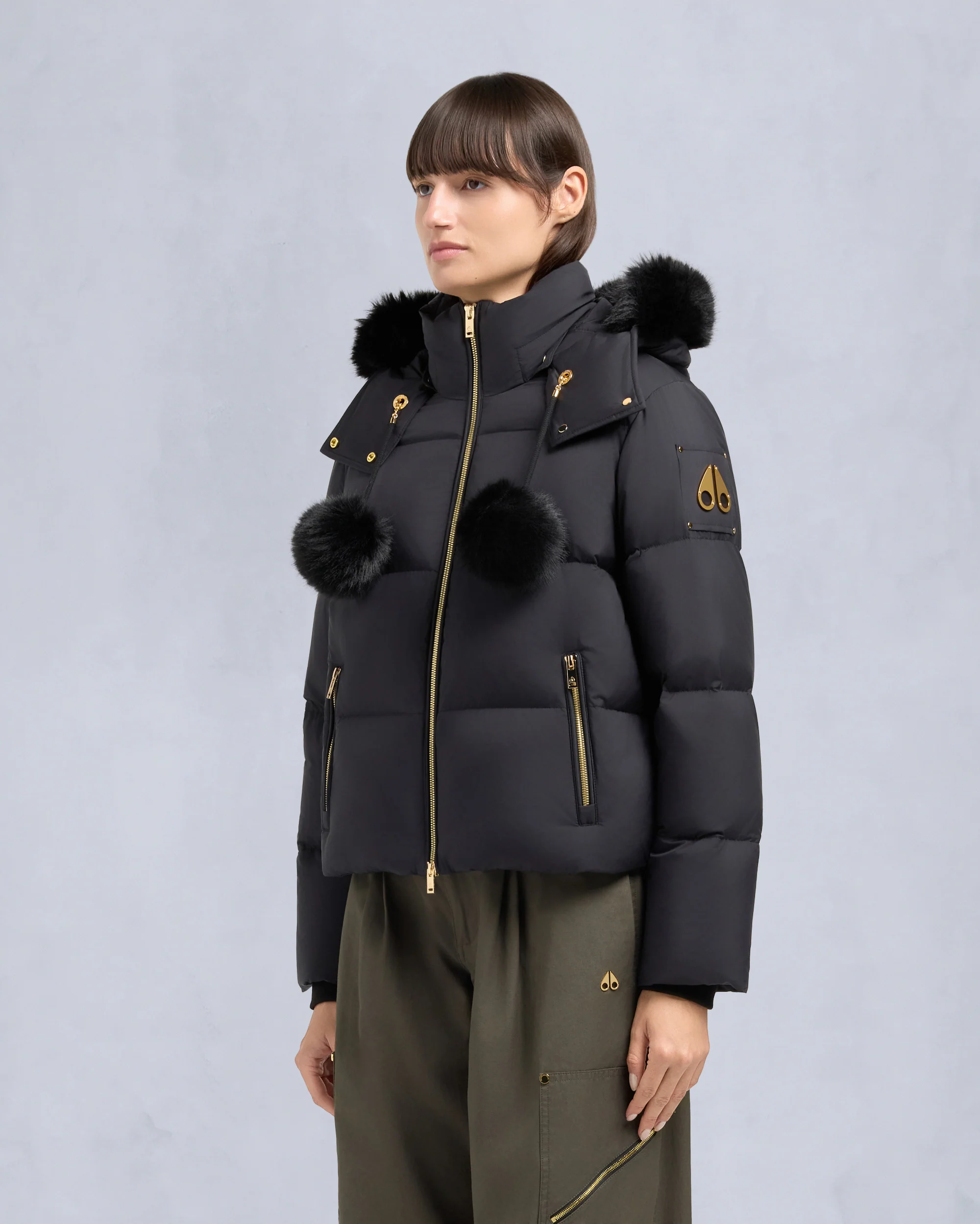 GOLD SERIES MISTI PEAK PUFFER-BLACKW/BLACK