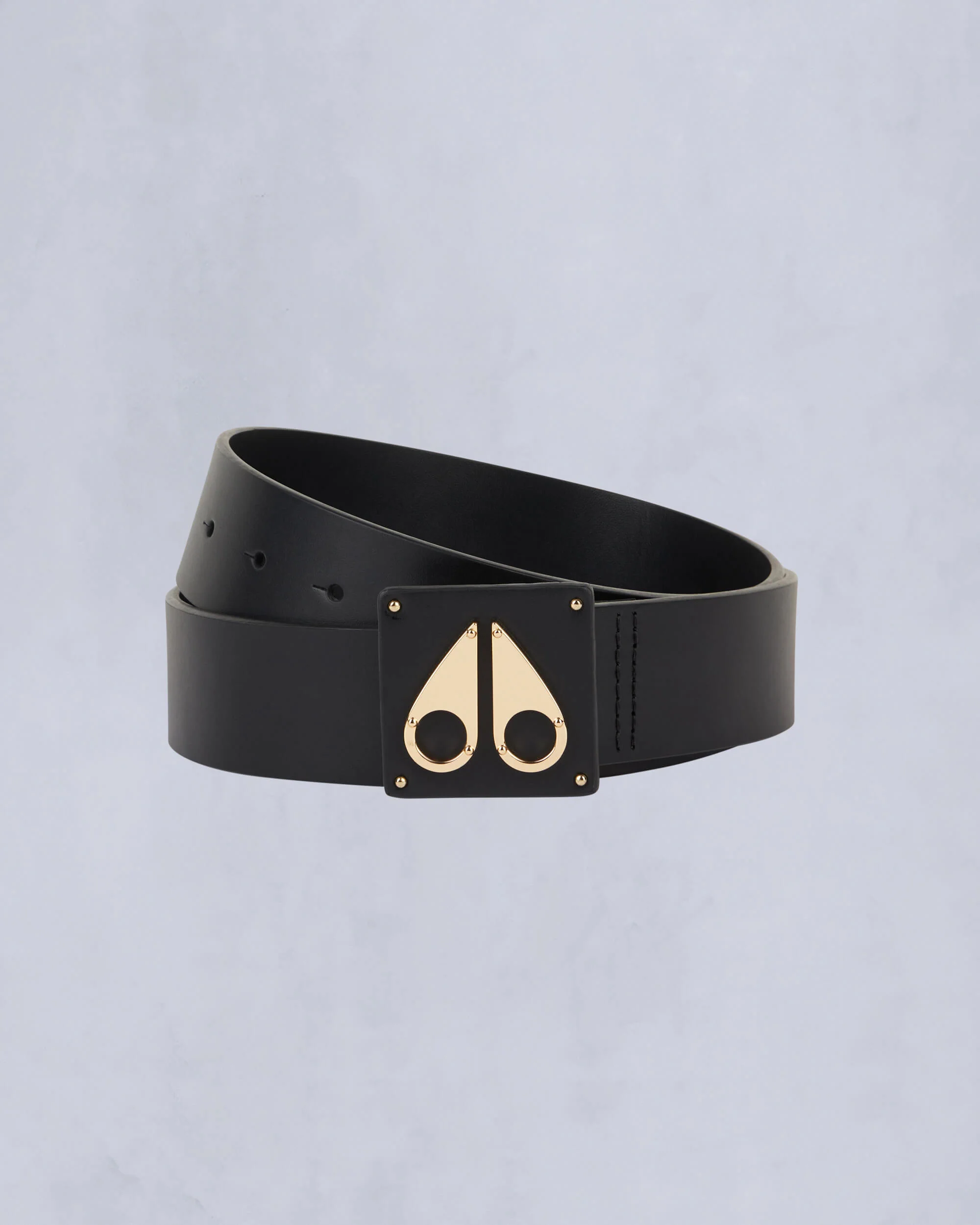 LARGE LOGO BELT-GOLD