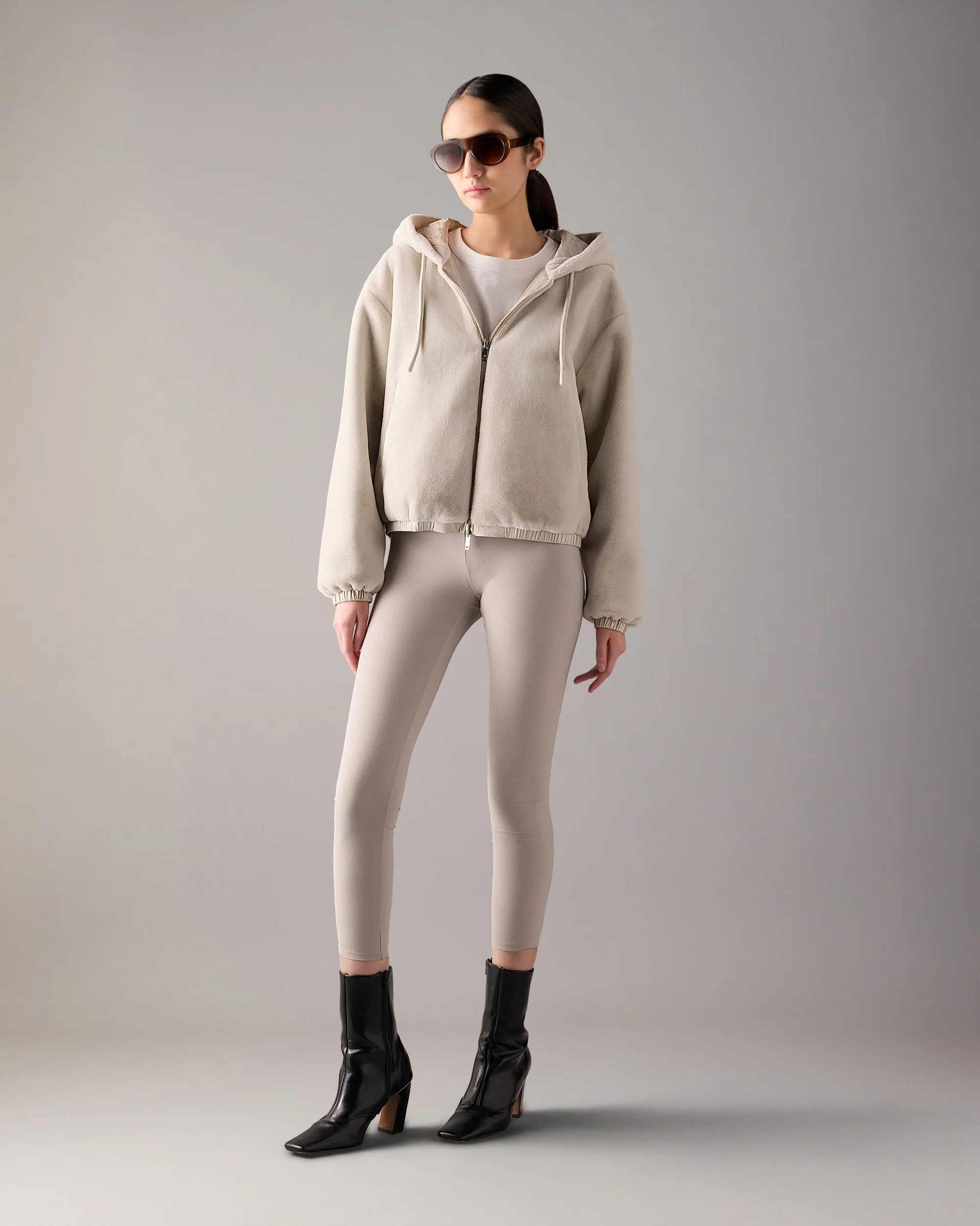 EATON BUNNY REVERSIBLE MONOGRAM HOODIE-ALABASTER/ALABASTER MONOGRAM