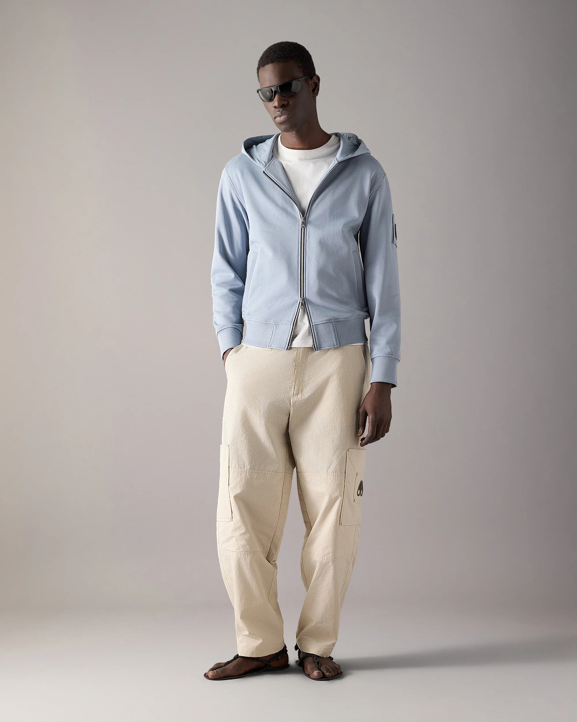 HARTSFIELD ZIP-UP HOODIE-JET STREAM