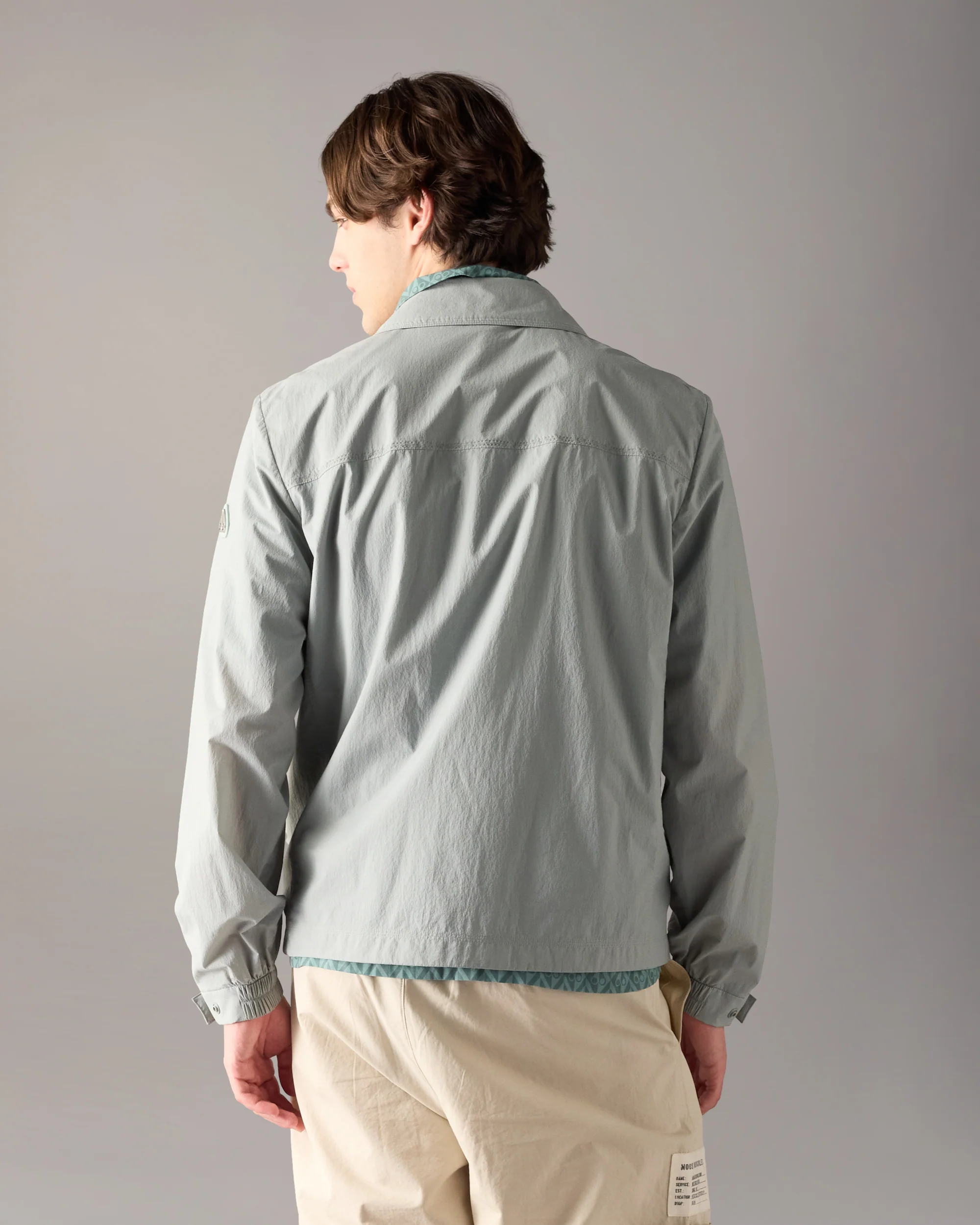TOP FLIGHT SHIRT JACKET-DUSTY JADE