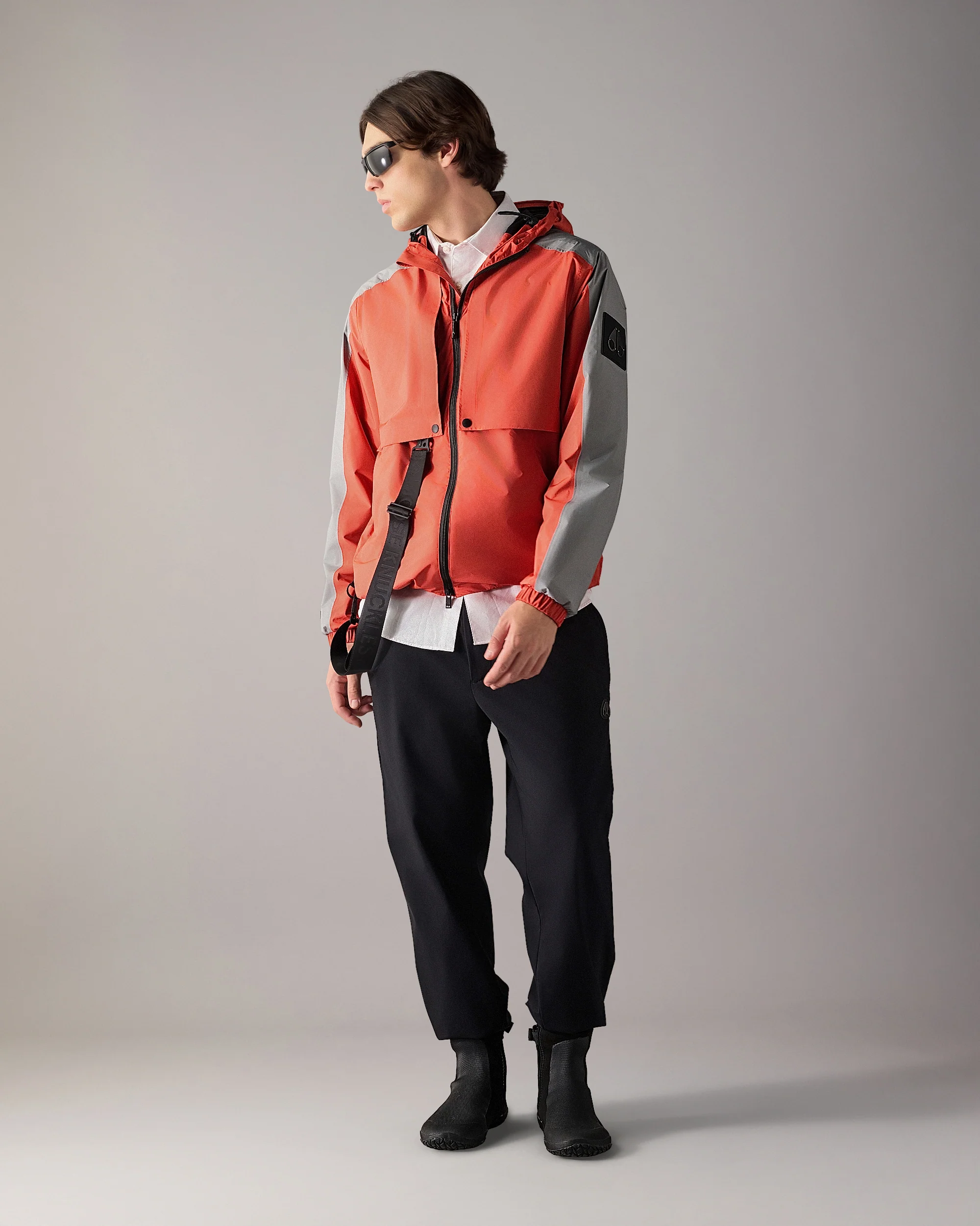 KNOX PACKABLE RAIN JACKET-BLACK/INDUSTRY