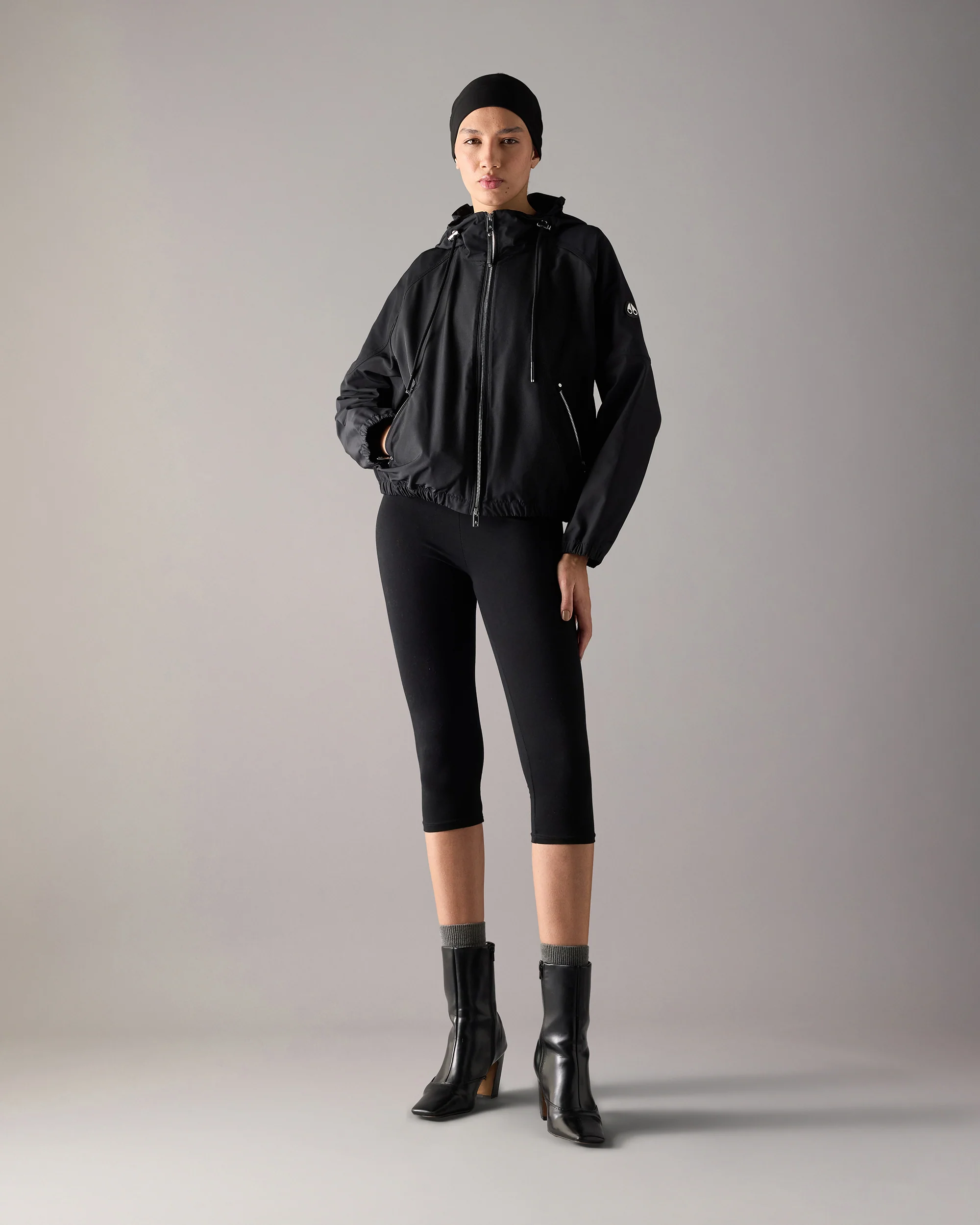 ELEVATE HOODED JACKET-ALABASTER