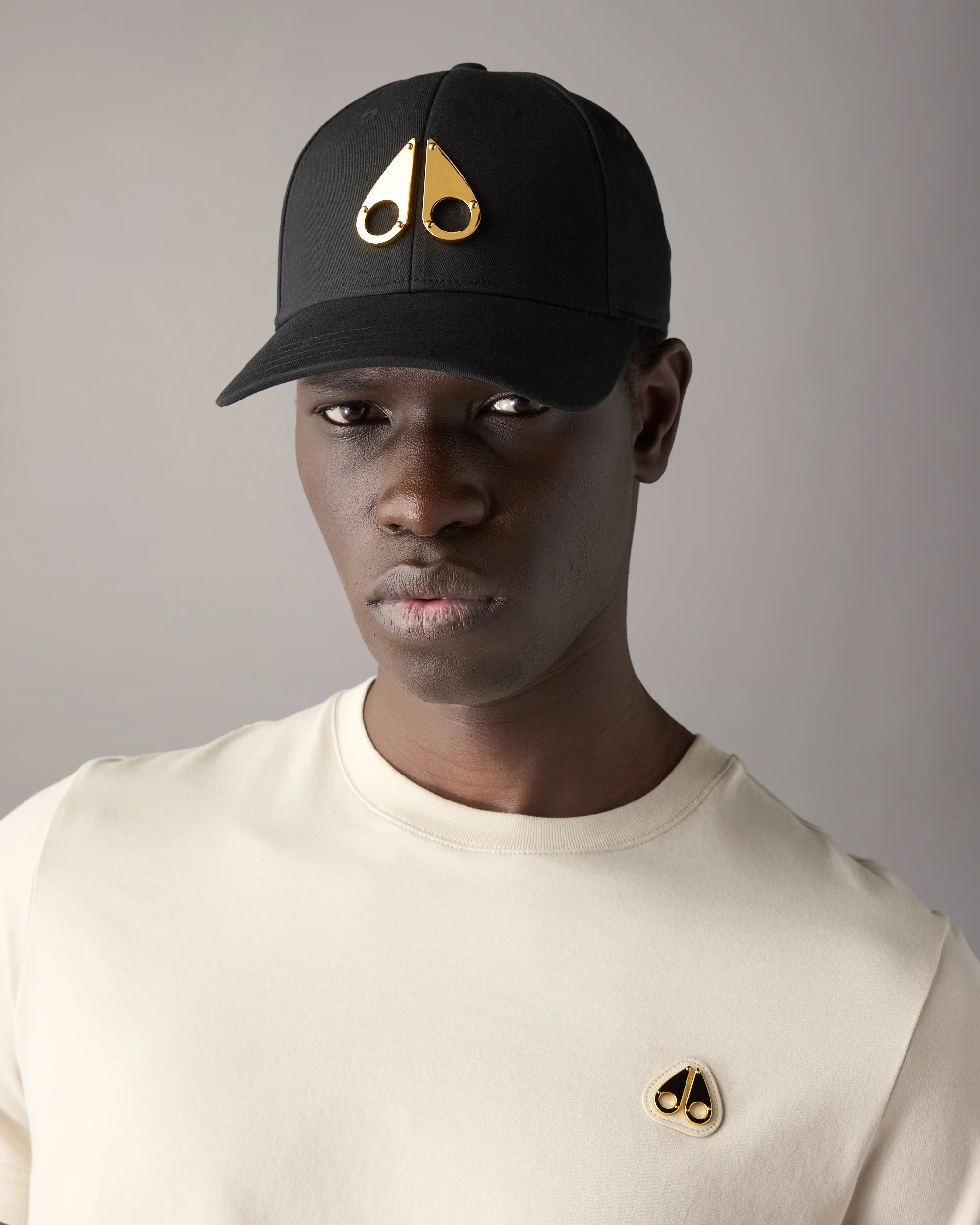 GOLD SERIES ICON LOGO CAP-BLACK/GOLD LOGO