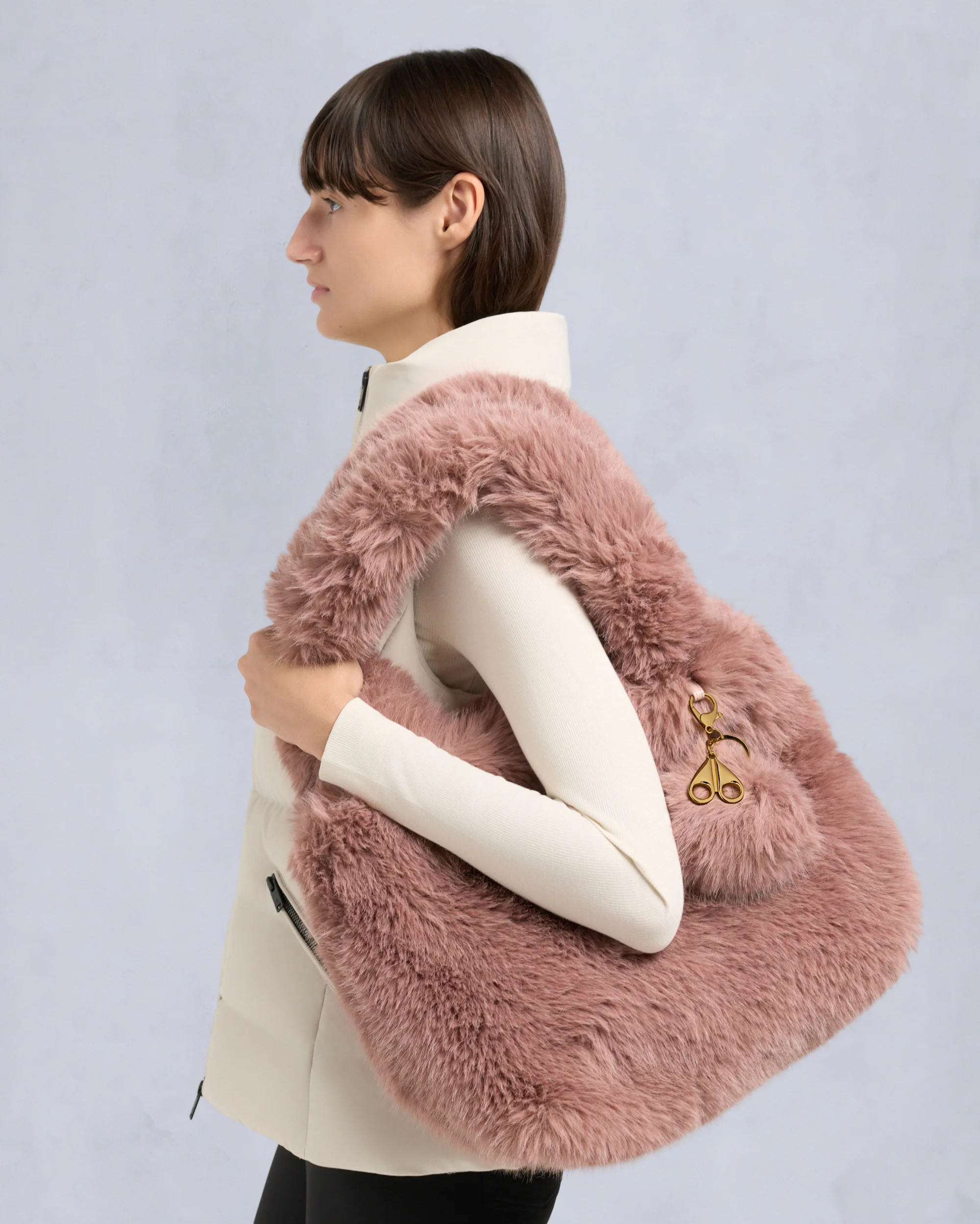 BUNNY TOTE BAG-BLACK