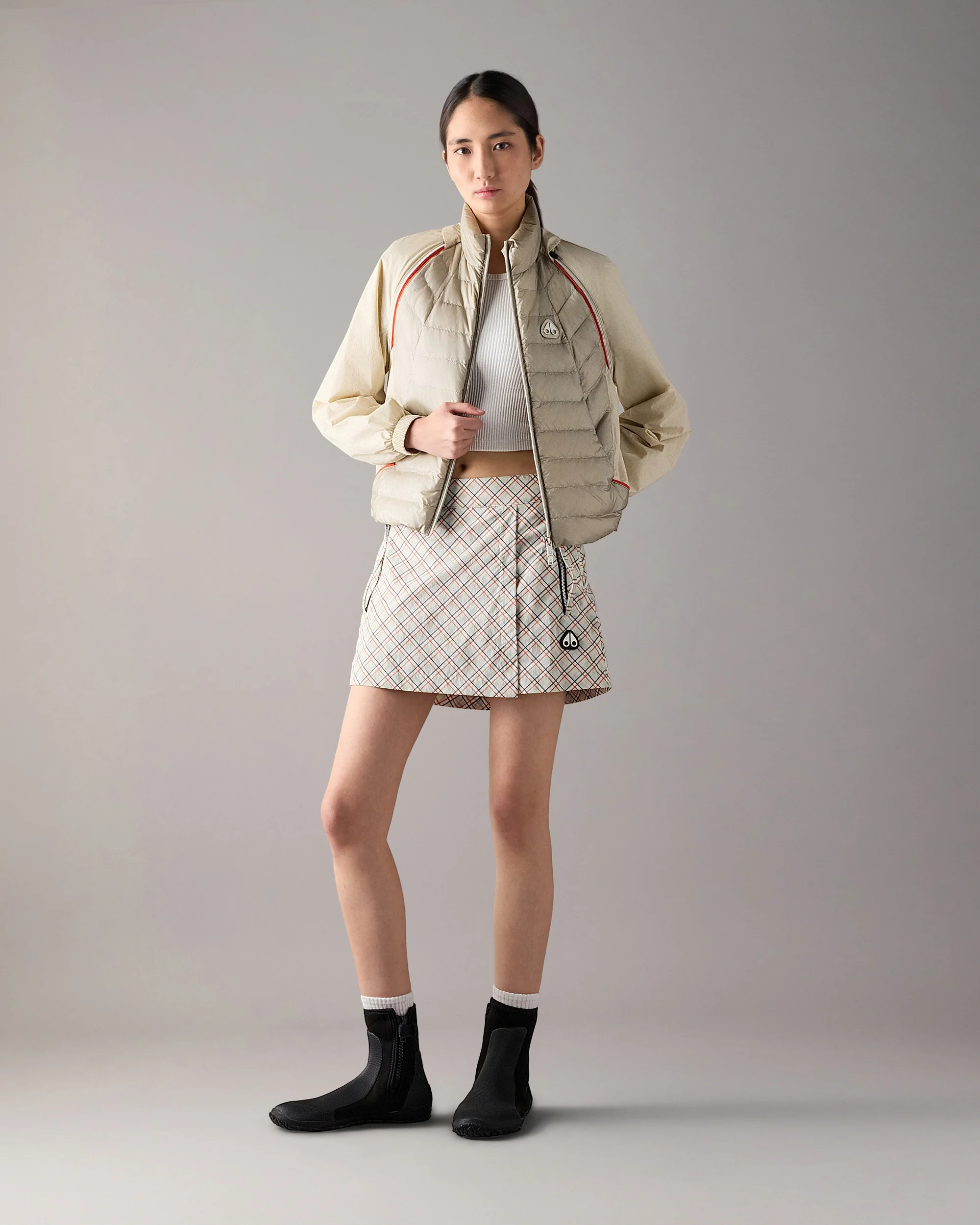 CLOUD WALKER AIR DOWN HYBRID JACKET-ALABASTER