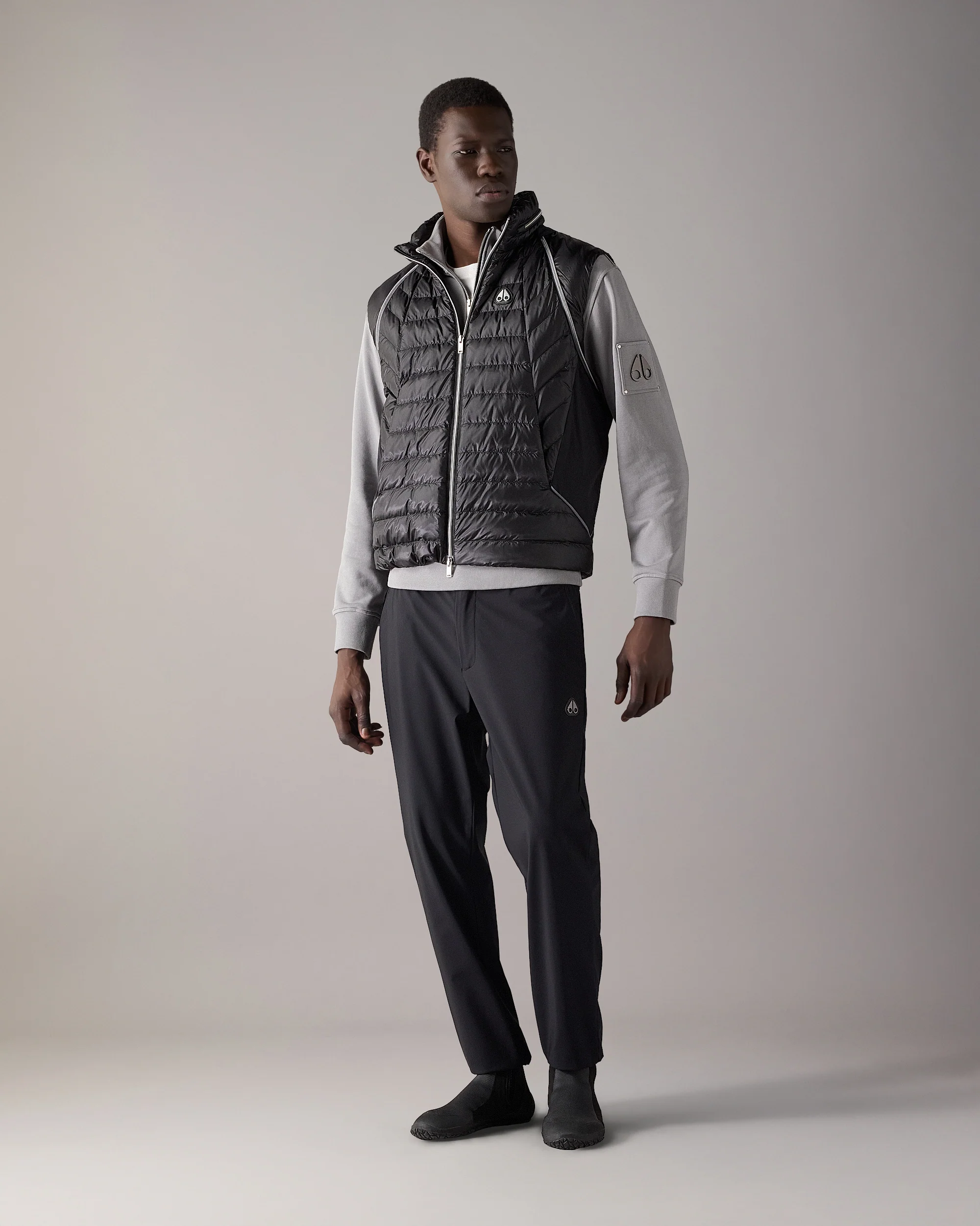 CLOUD WALKER AIR DOWN HYBRID JACKET-BLACK/BLACK