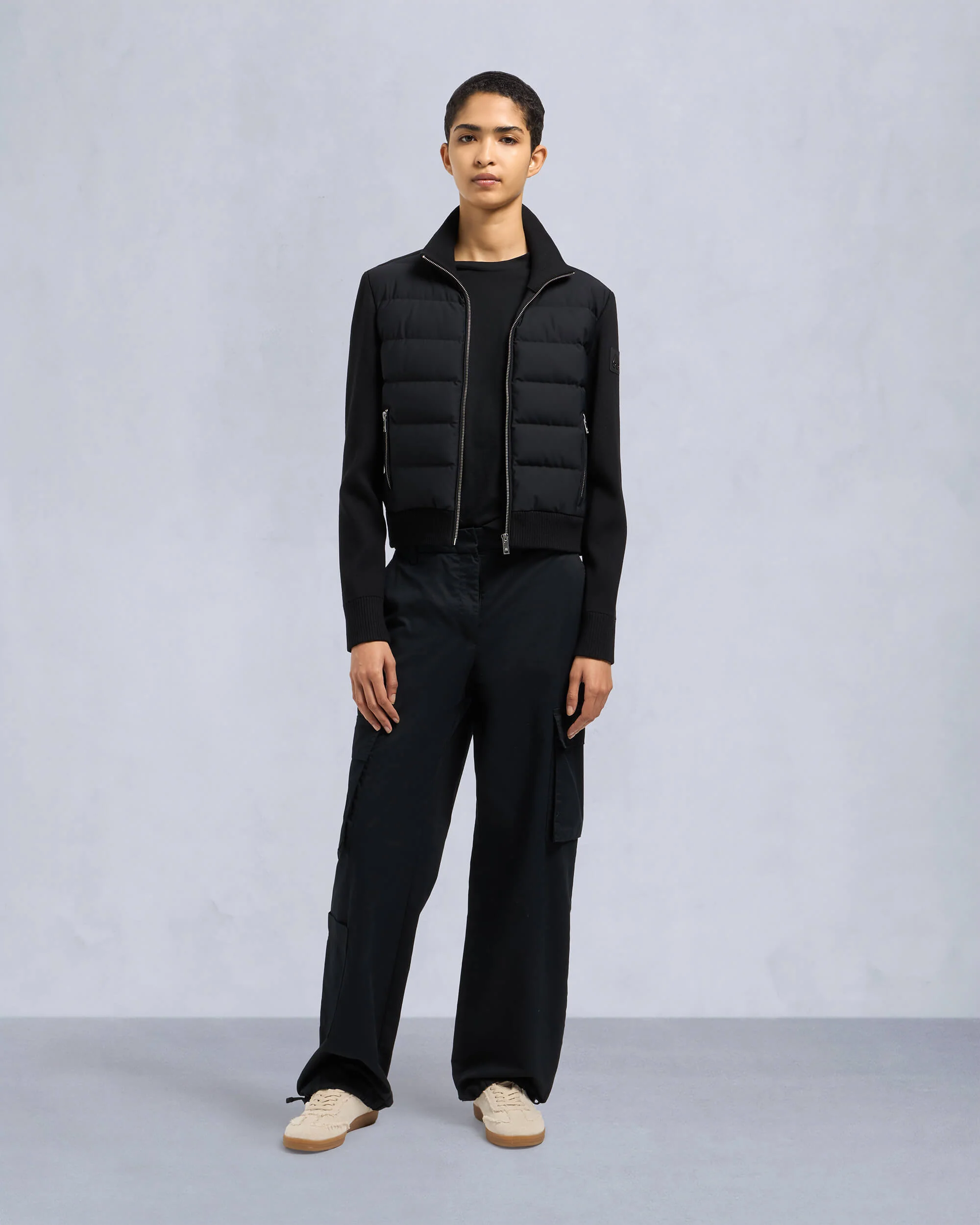 JOSEPHINE HYBRID SWEATER-PLASTER