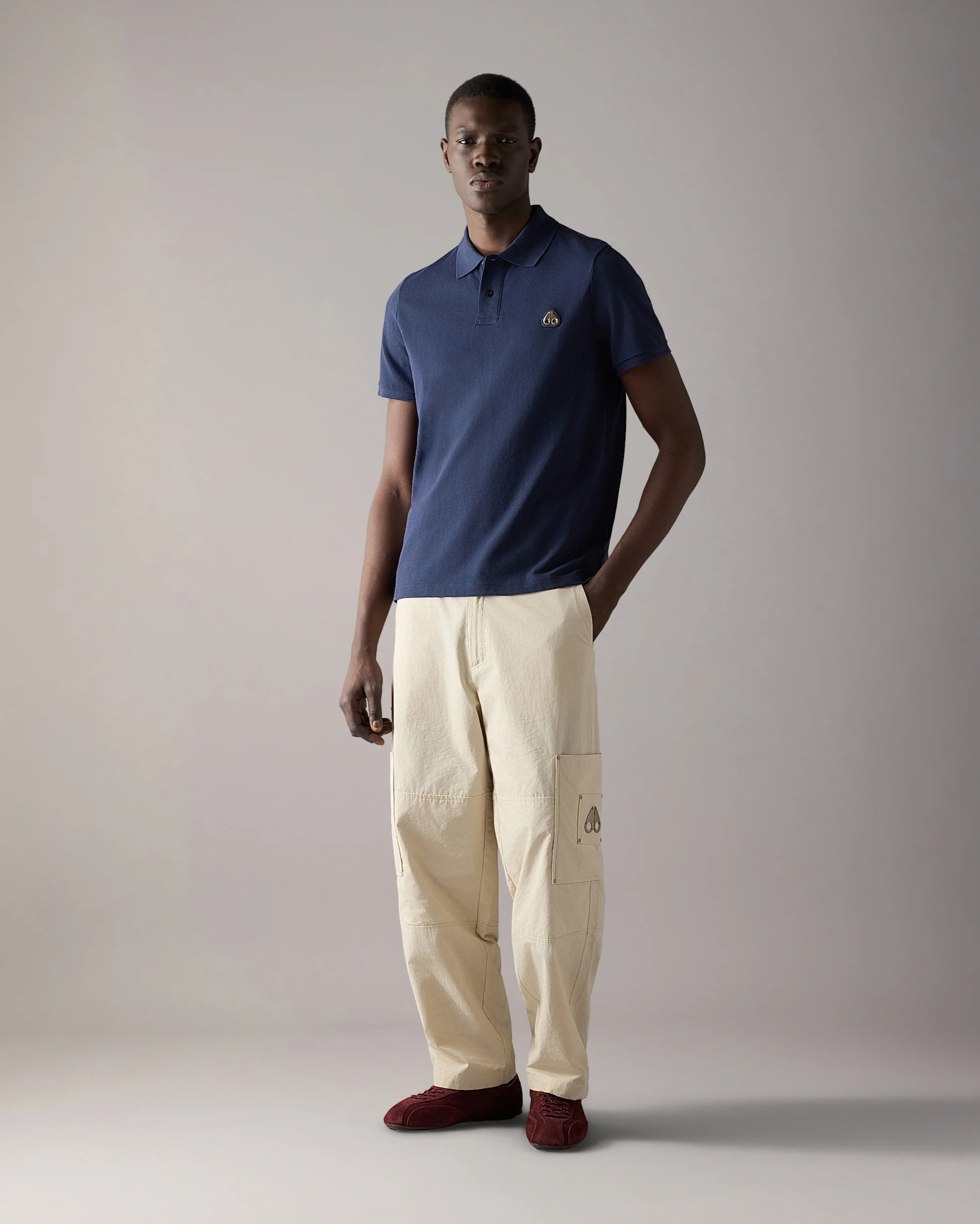 GOLD SERIES EVERETT POLO-NAVY