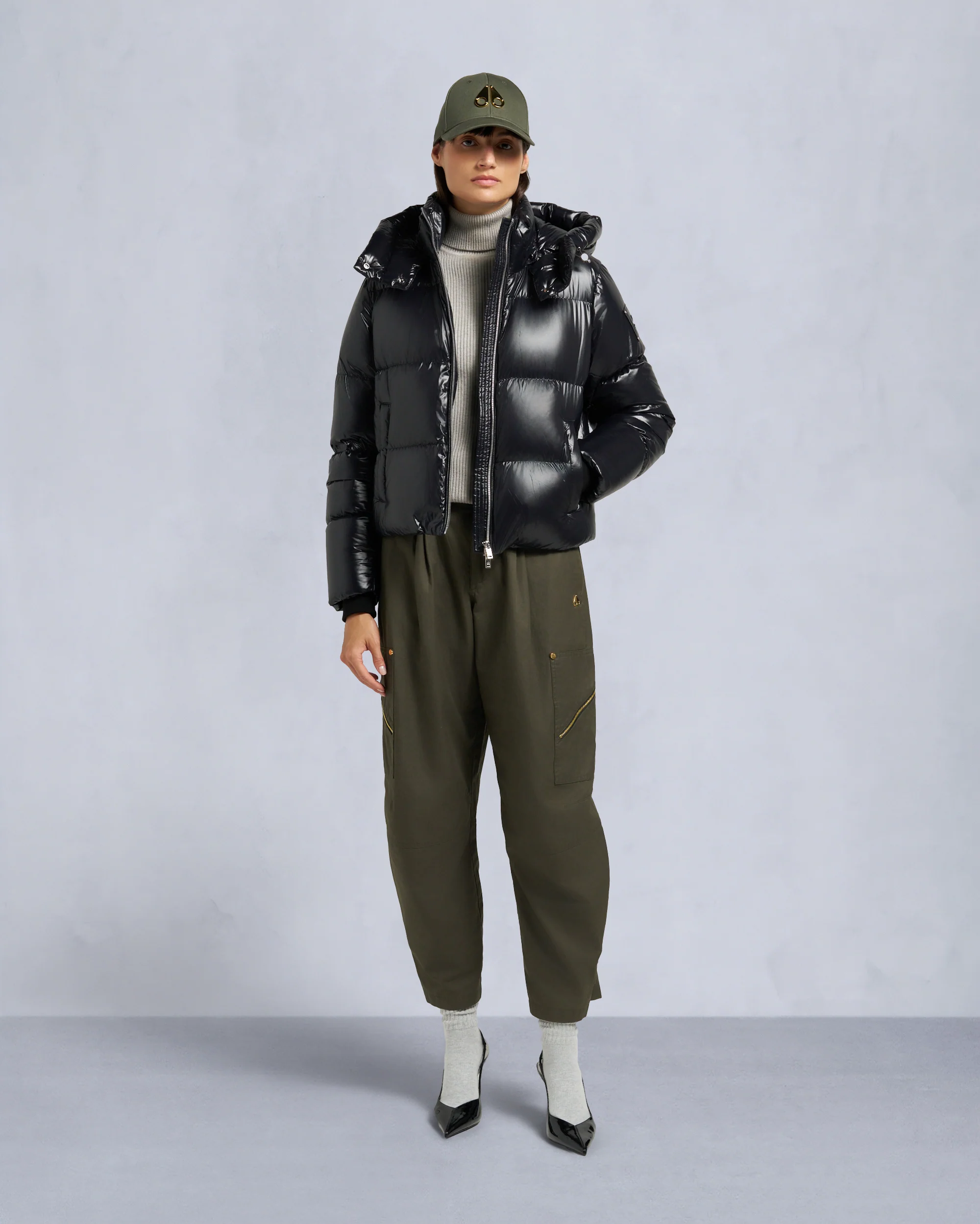 MOONSTONE PUFFER JACKET-BLACK