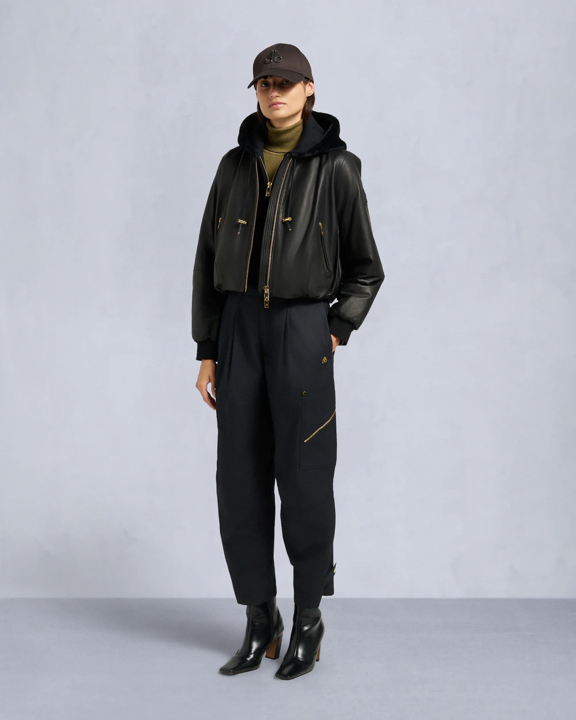 GOLD SERIES CARDIN BUNNY JACKET-BLACK