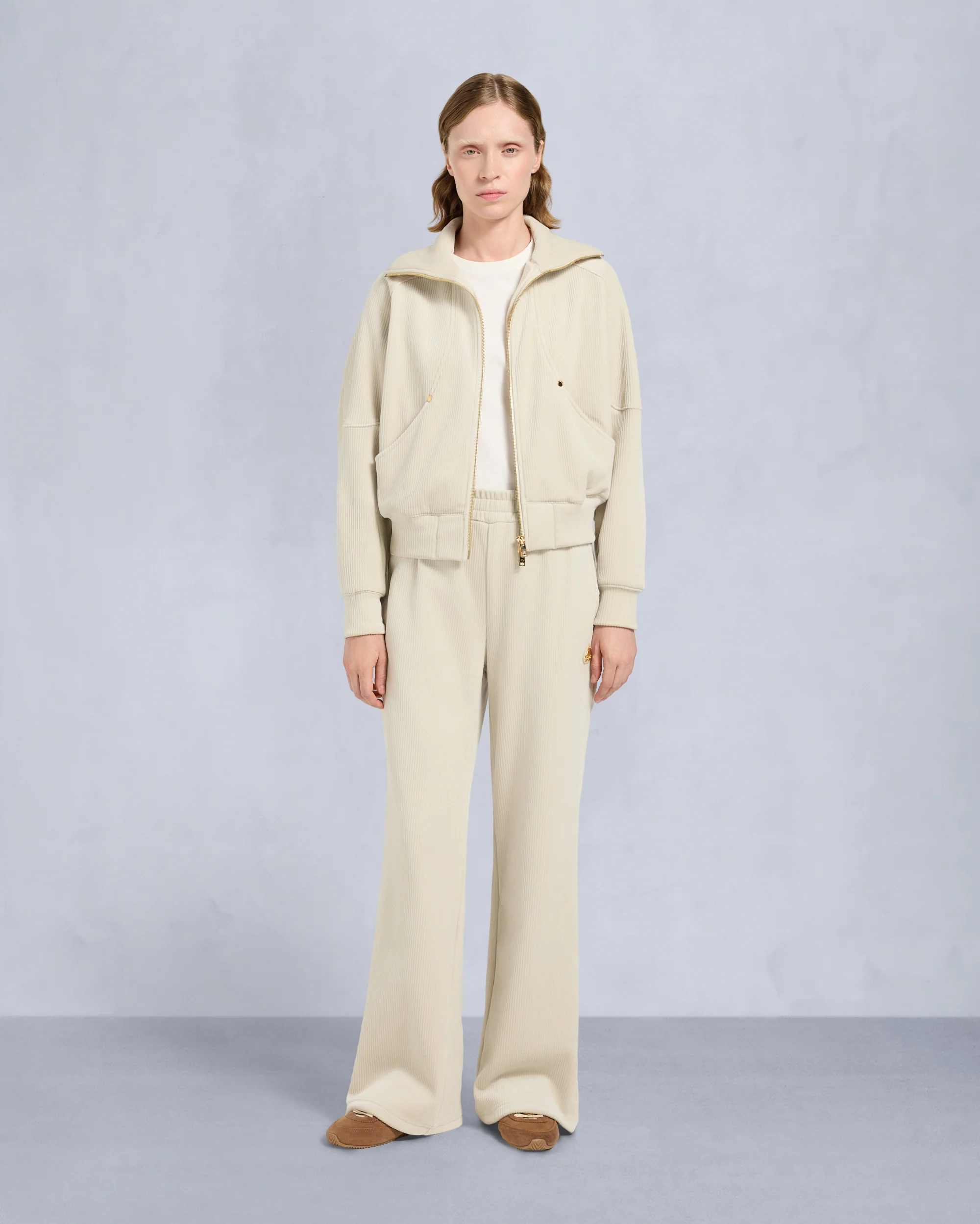 GOLD SERIES PRESTON FULL ZIP-ALABASTER