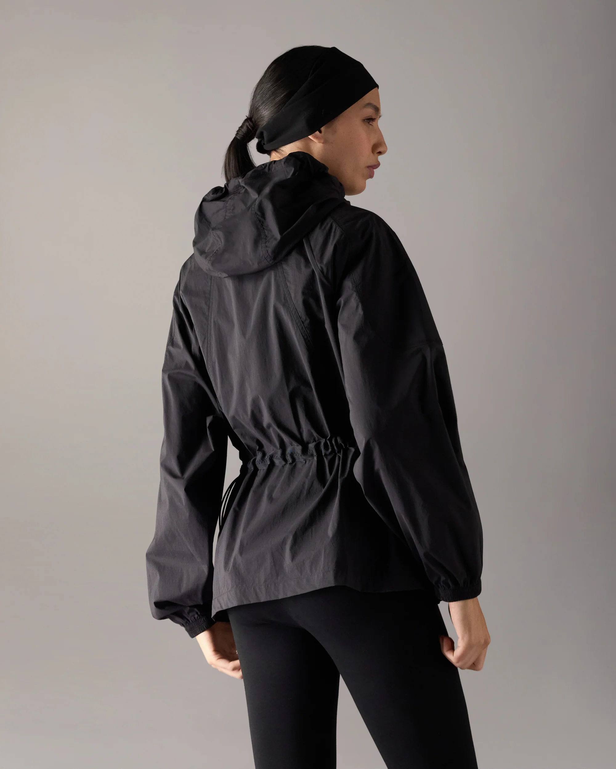 SKYLINE HOODED JACKET-BLACK