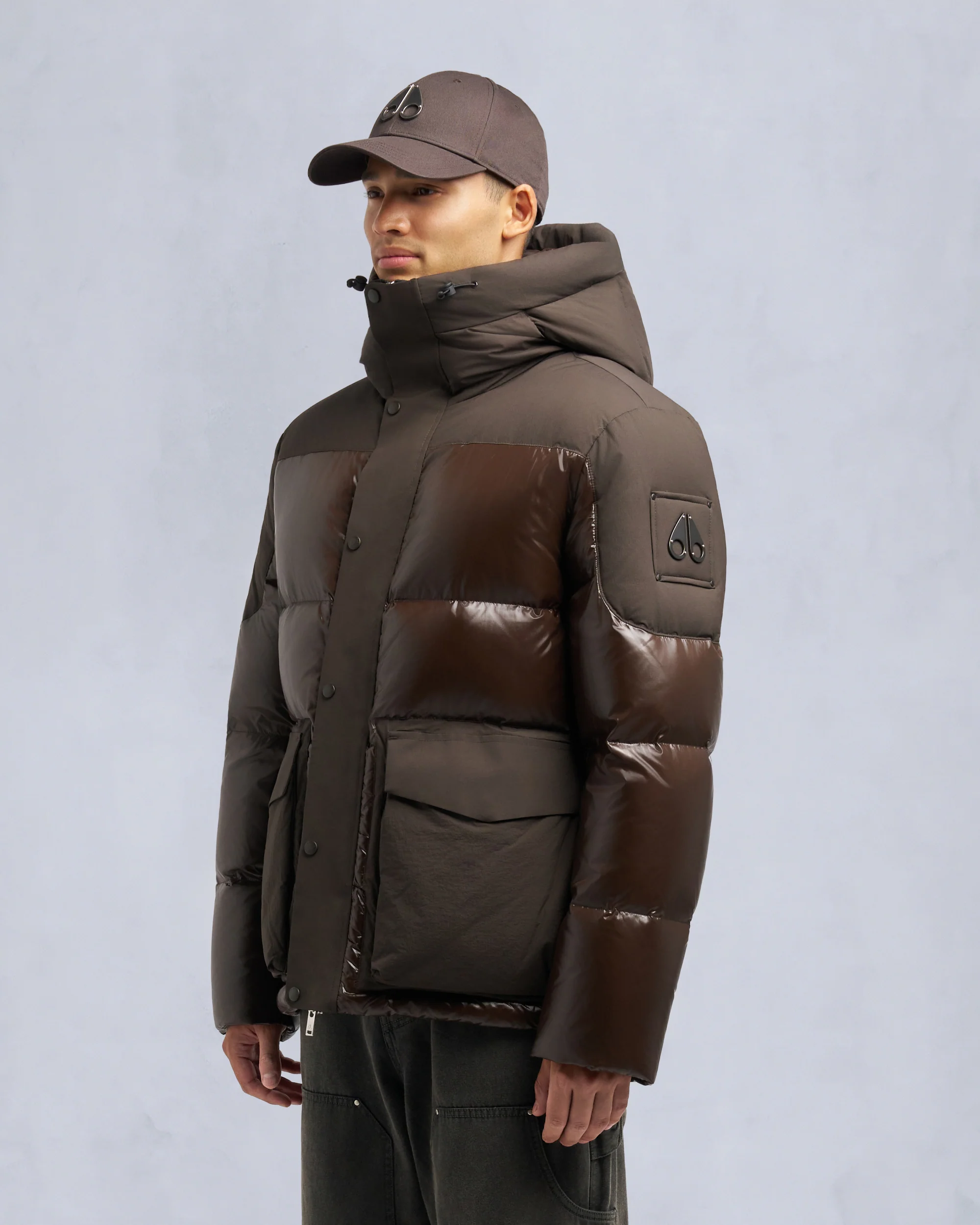 BRIAR 3Q PUFFER-ESPRESSO
