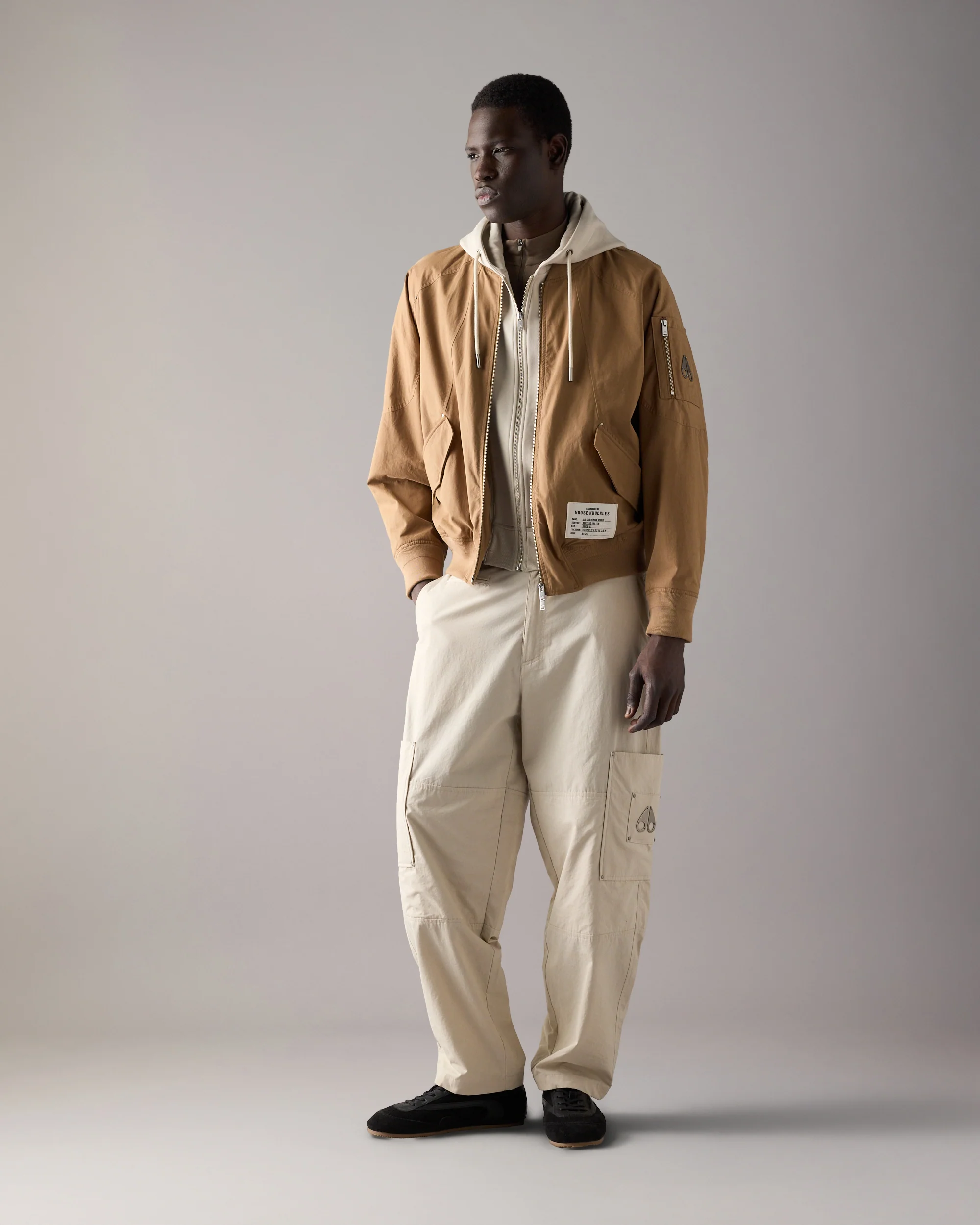 SKYLARK BOMBER JACKET-NAVY/ALABASTER