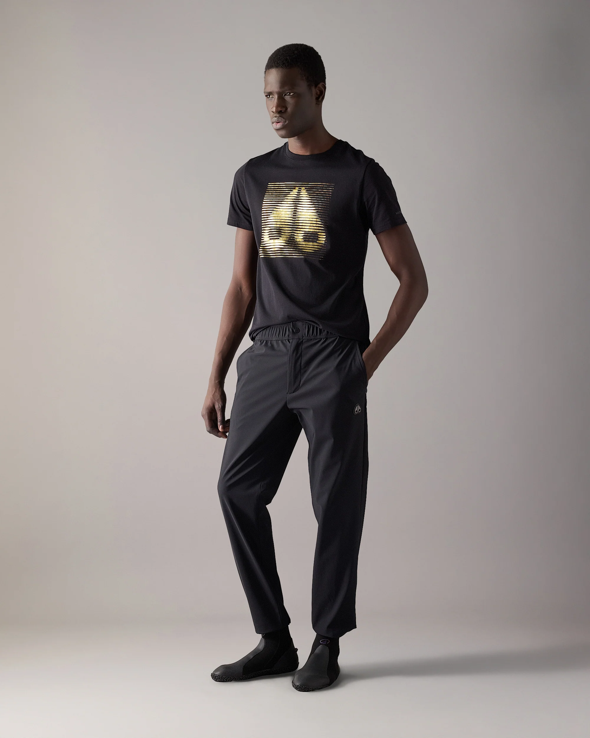GOLD SERIES RAYDAZE LOGO T-SHIRT-BLACK