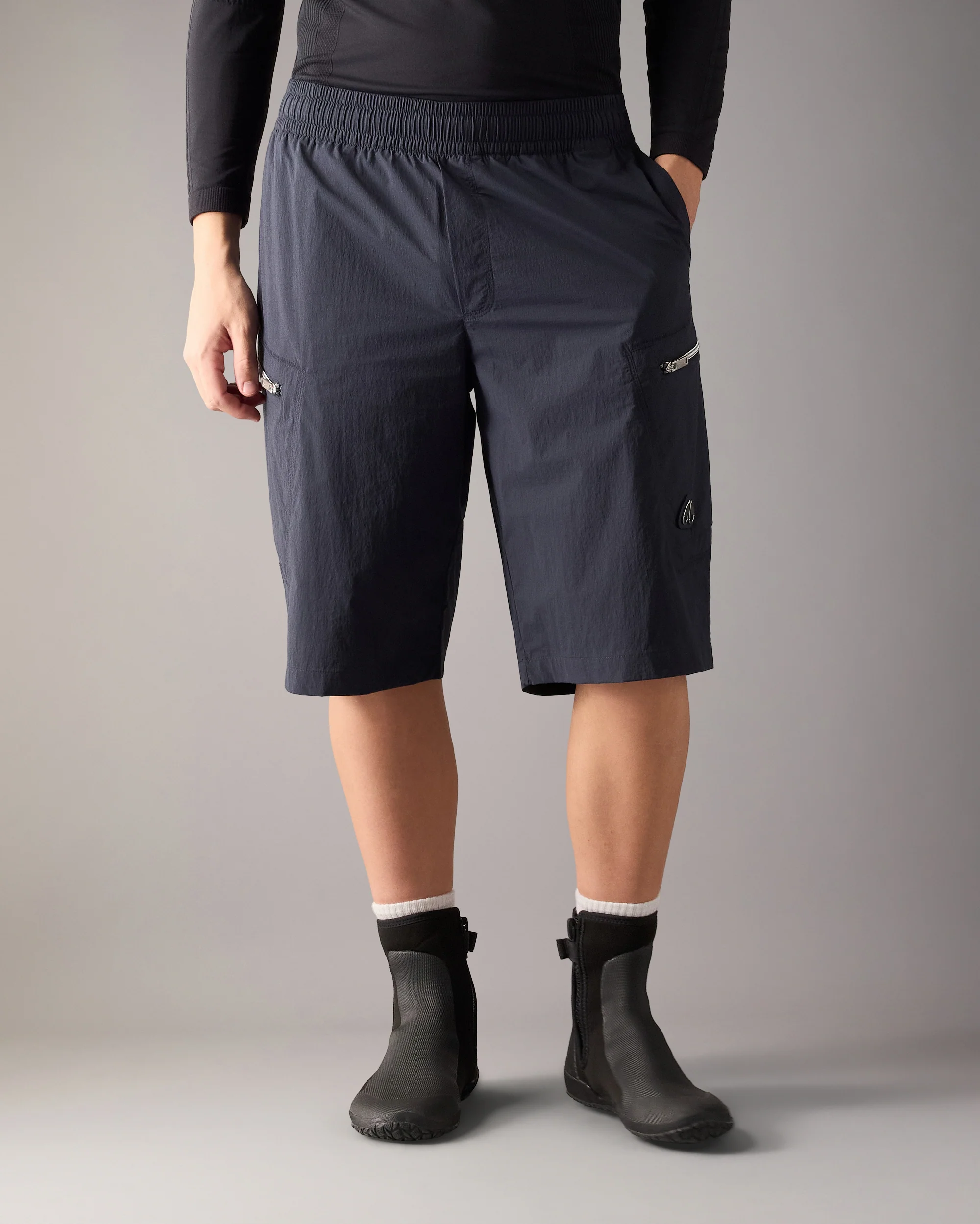 TOP FLIGHT CARGO SHORTS-NAVY