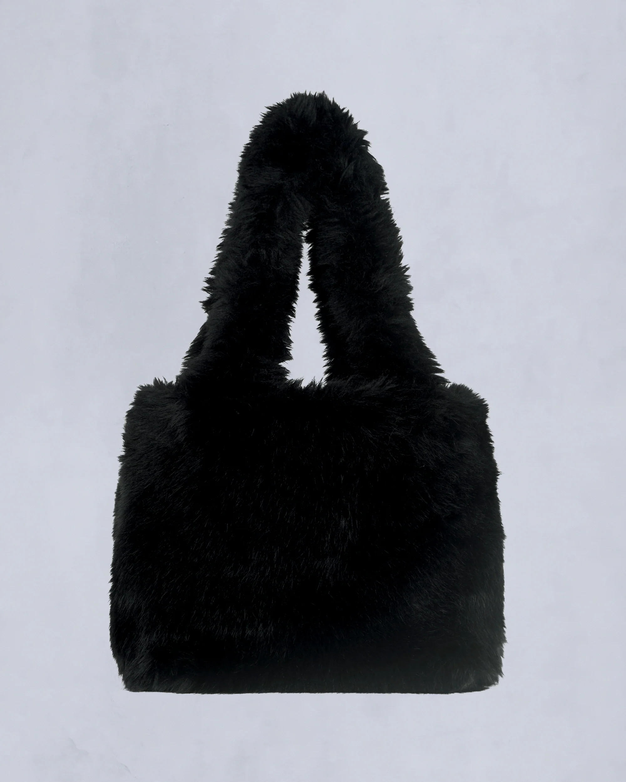 BUNNY TOTE BAG-BLACK