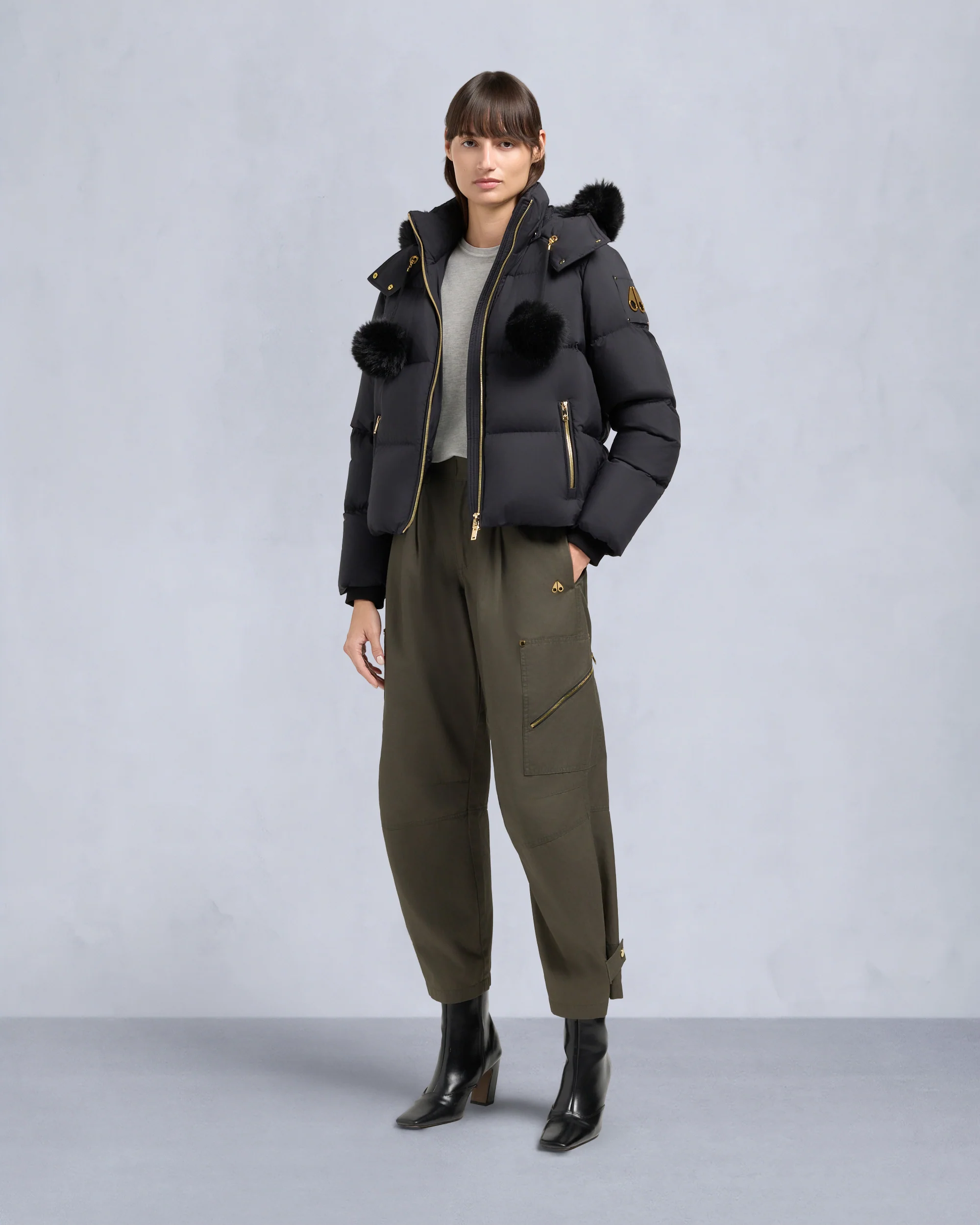 GOLD SERIES MISTI PEAK PUFFER-BLACKW/BLACK
