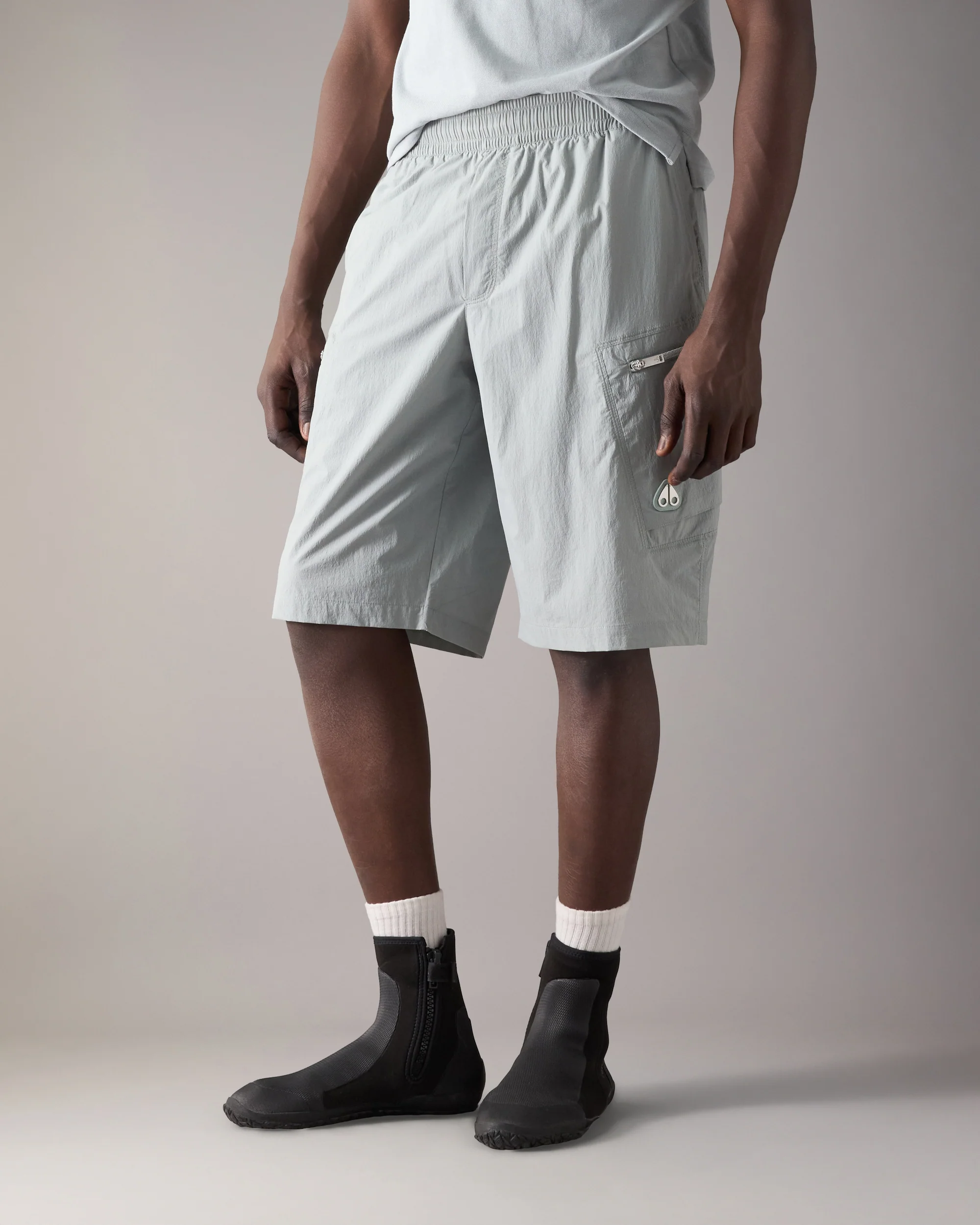 TOP FLIGHT CARGO SHORTS-DUSTY JADE