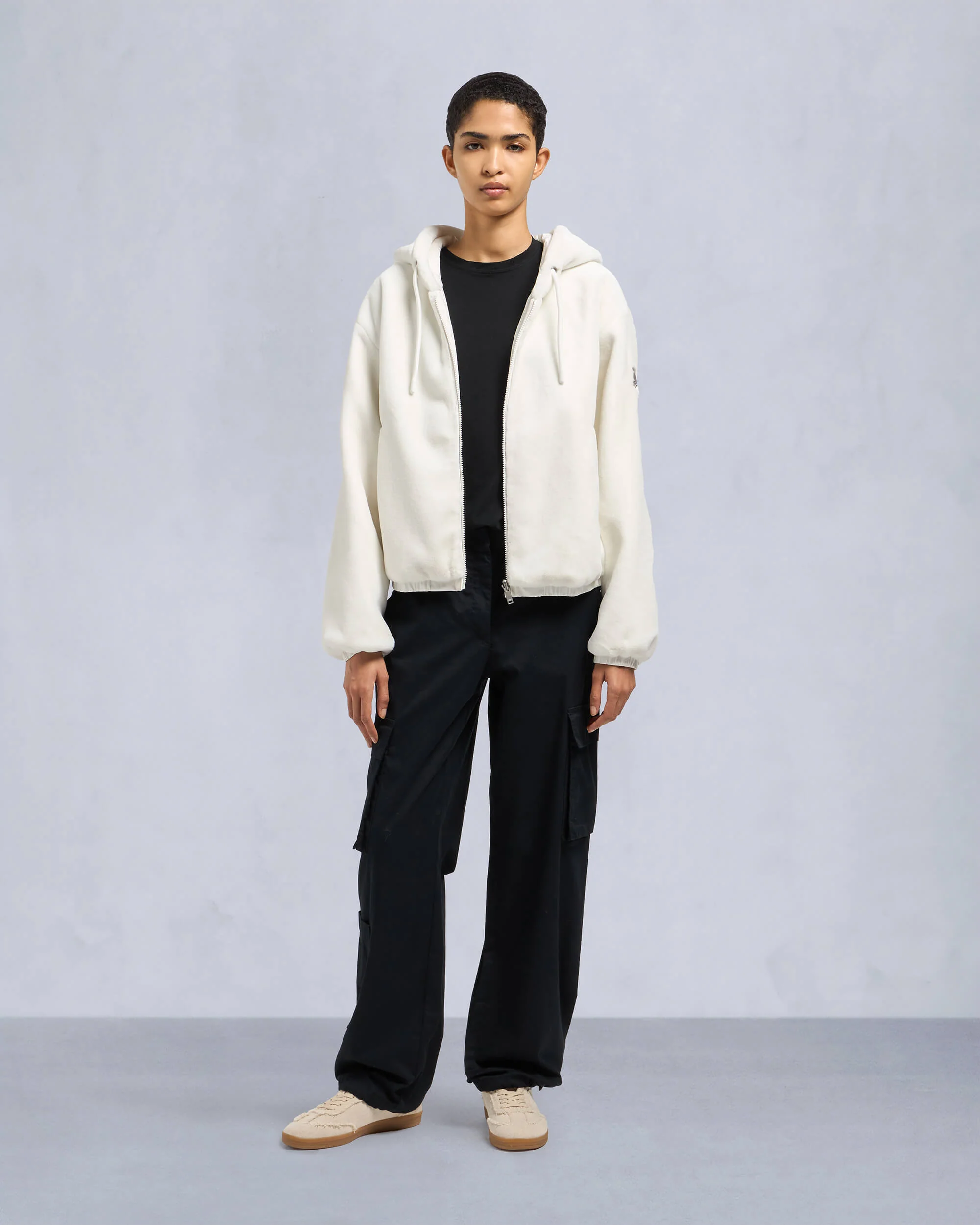 EATON BUNNY REVERSIBLE MONOGRAM HOODIE-ALABASTER/ALABASTER MONOGRAM