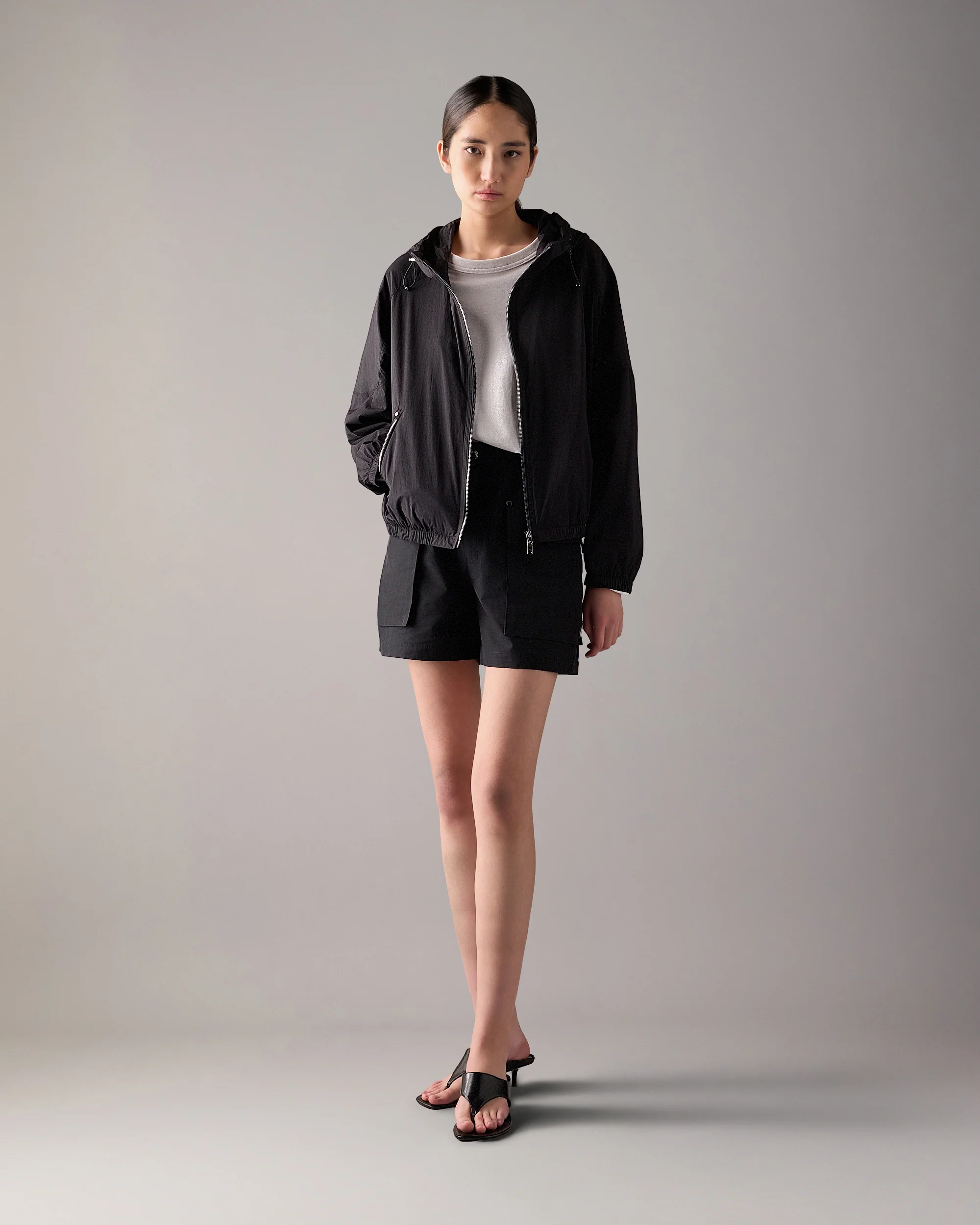 SKYLINE EASY JACKET-BLACK