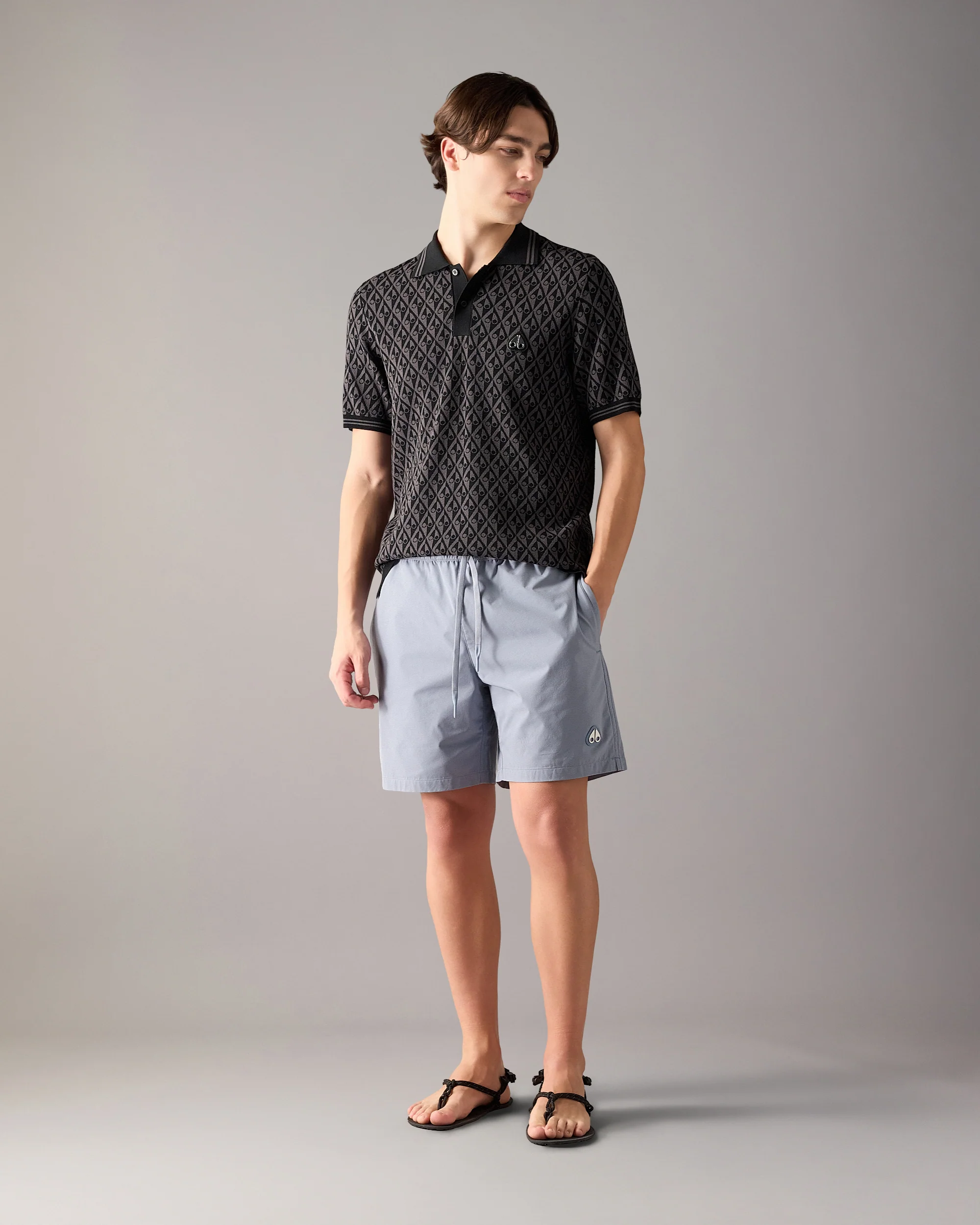 LOGO SWIM SHORTS-SPRITZ