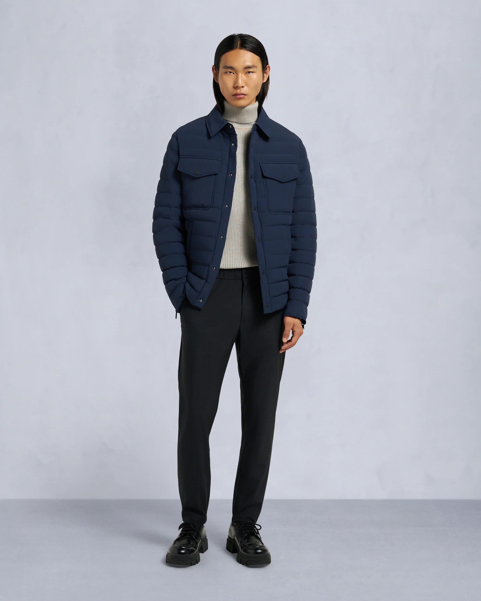 LENNOX SHIRT JACKET-NAVY