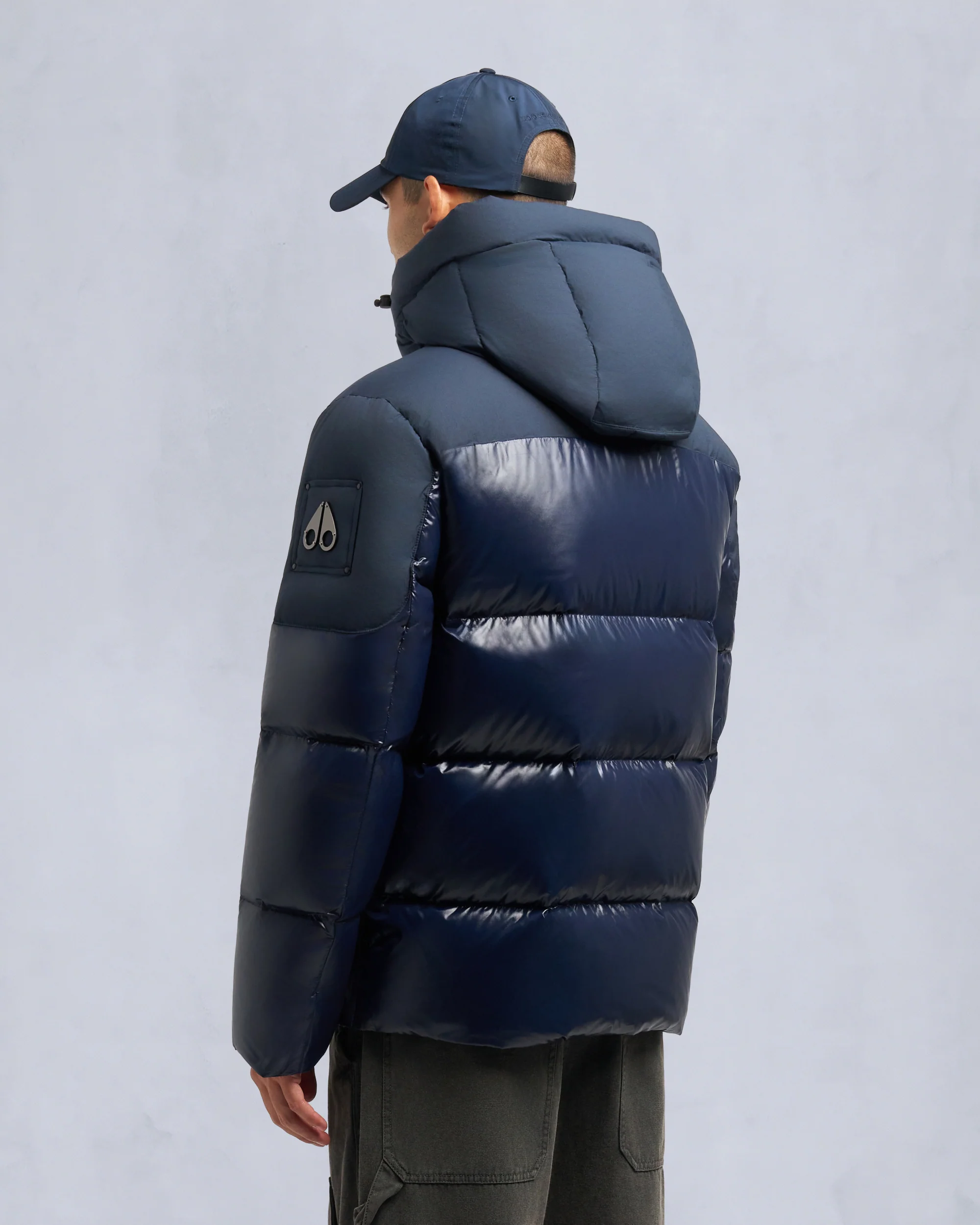 BRIAR 3Q JACKET PUFFER-NAVY