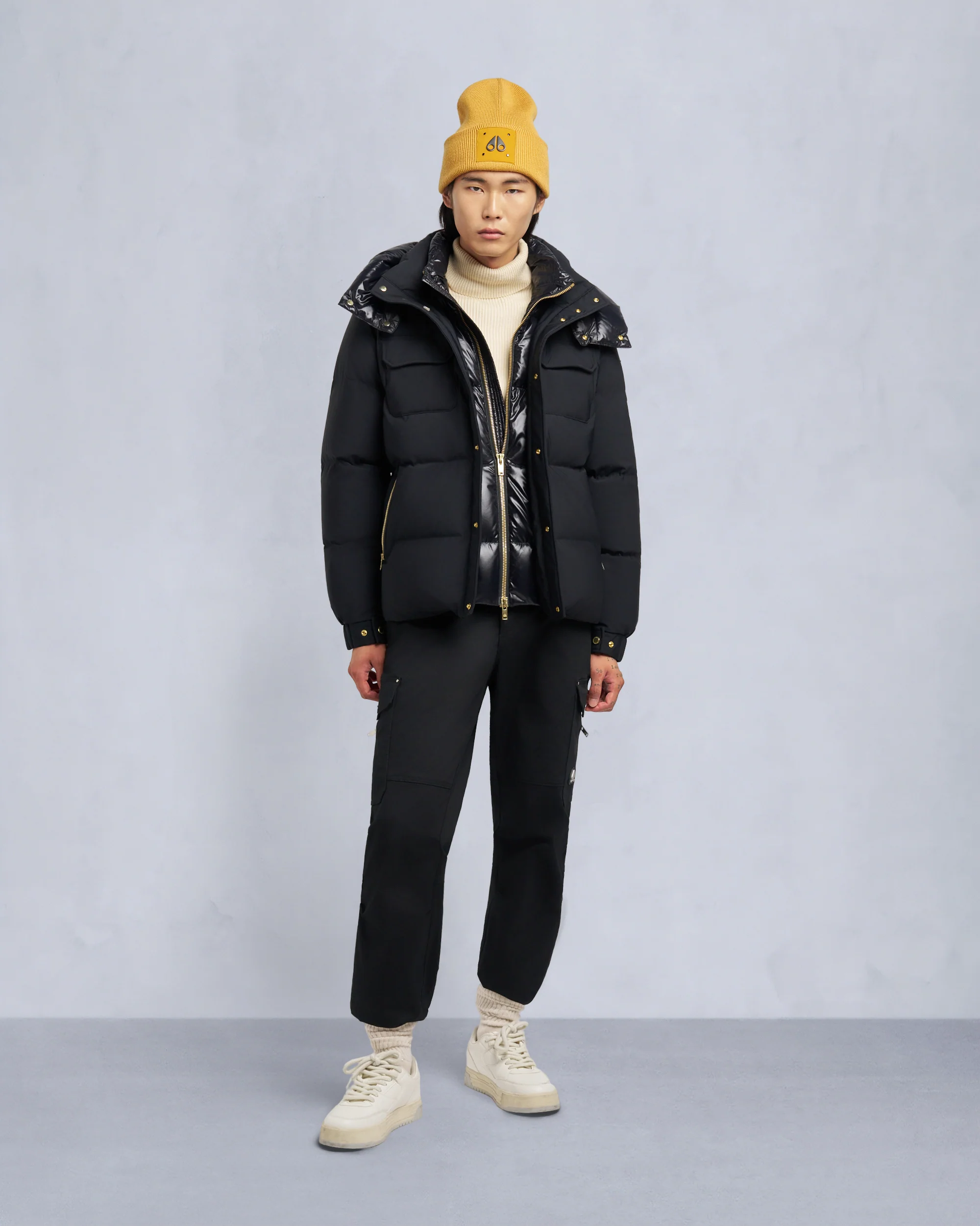 GOLD SERIES NYLUXE SUTHEP JACKET-BLACK
