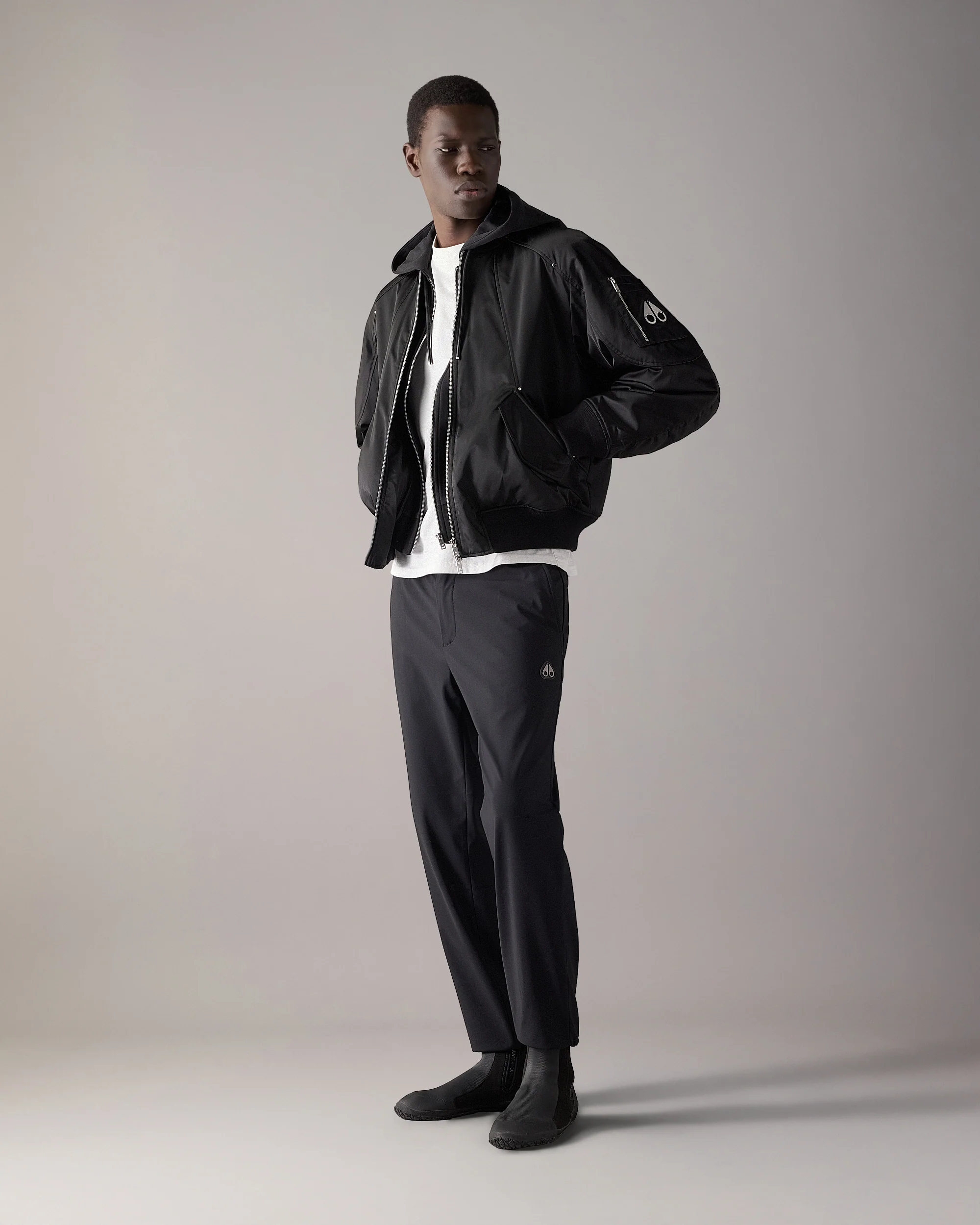 GEORGIE BOMBER JACKET-ARTICHOKE