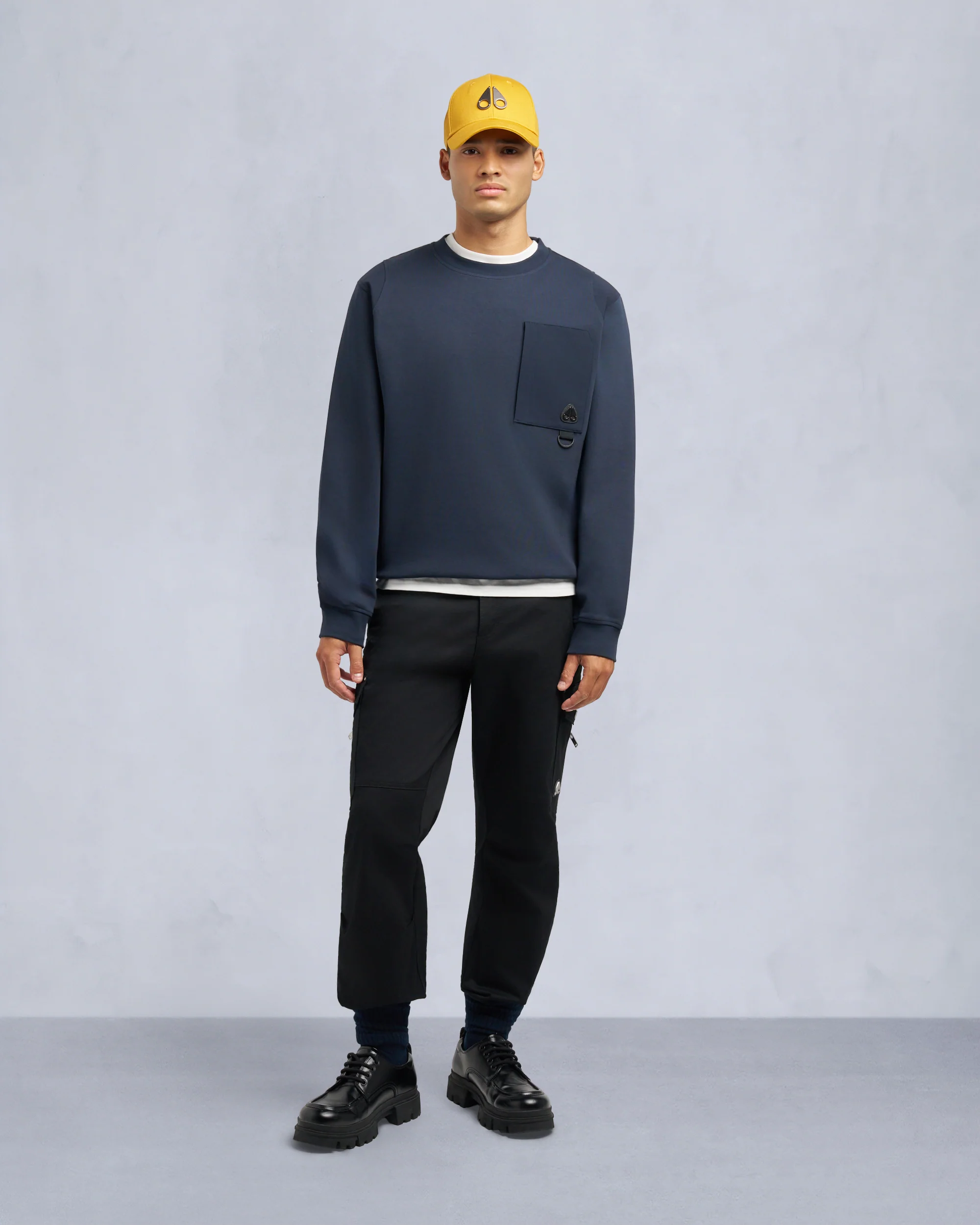 DALON CREWNECK SWEATSHIRT-BLACK