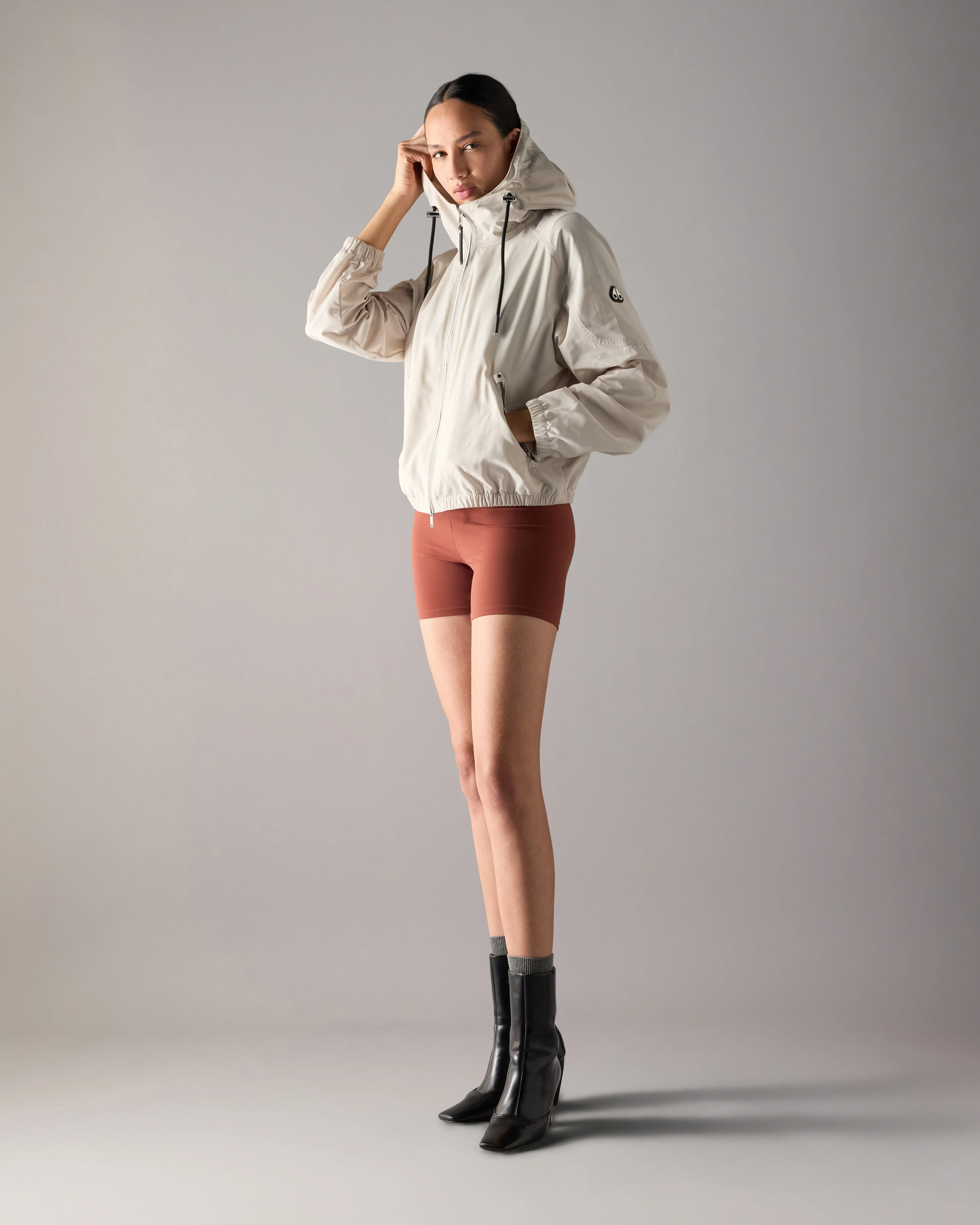 ELEVATE HOODED JACKET-ALABASTER