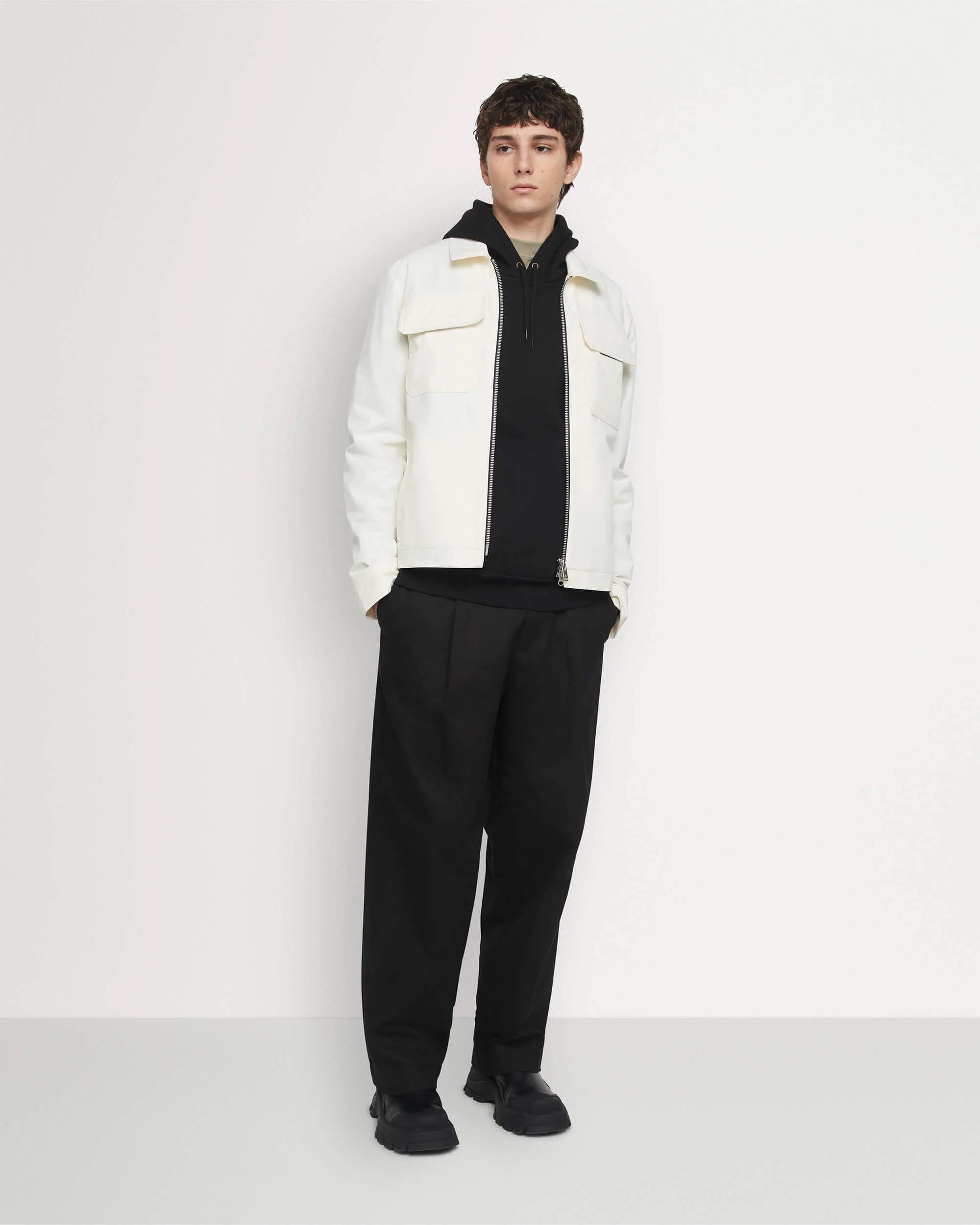 JACQUES SHIRT JACKET-ALABASTER